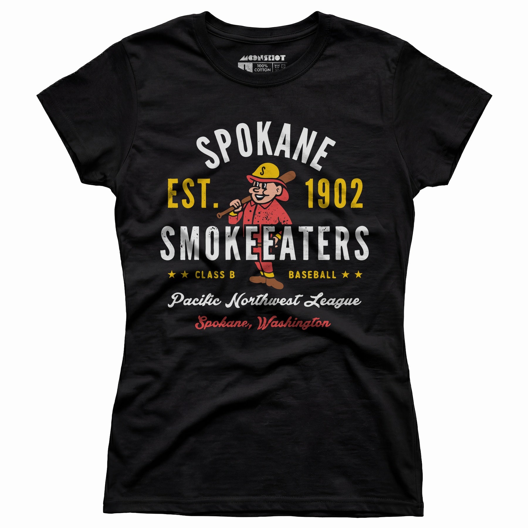 Spokane Smoke Eaters - Washington - Vintage Defunct Baseball Teams - Women's T-Shirt