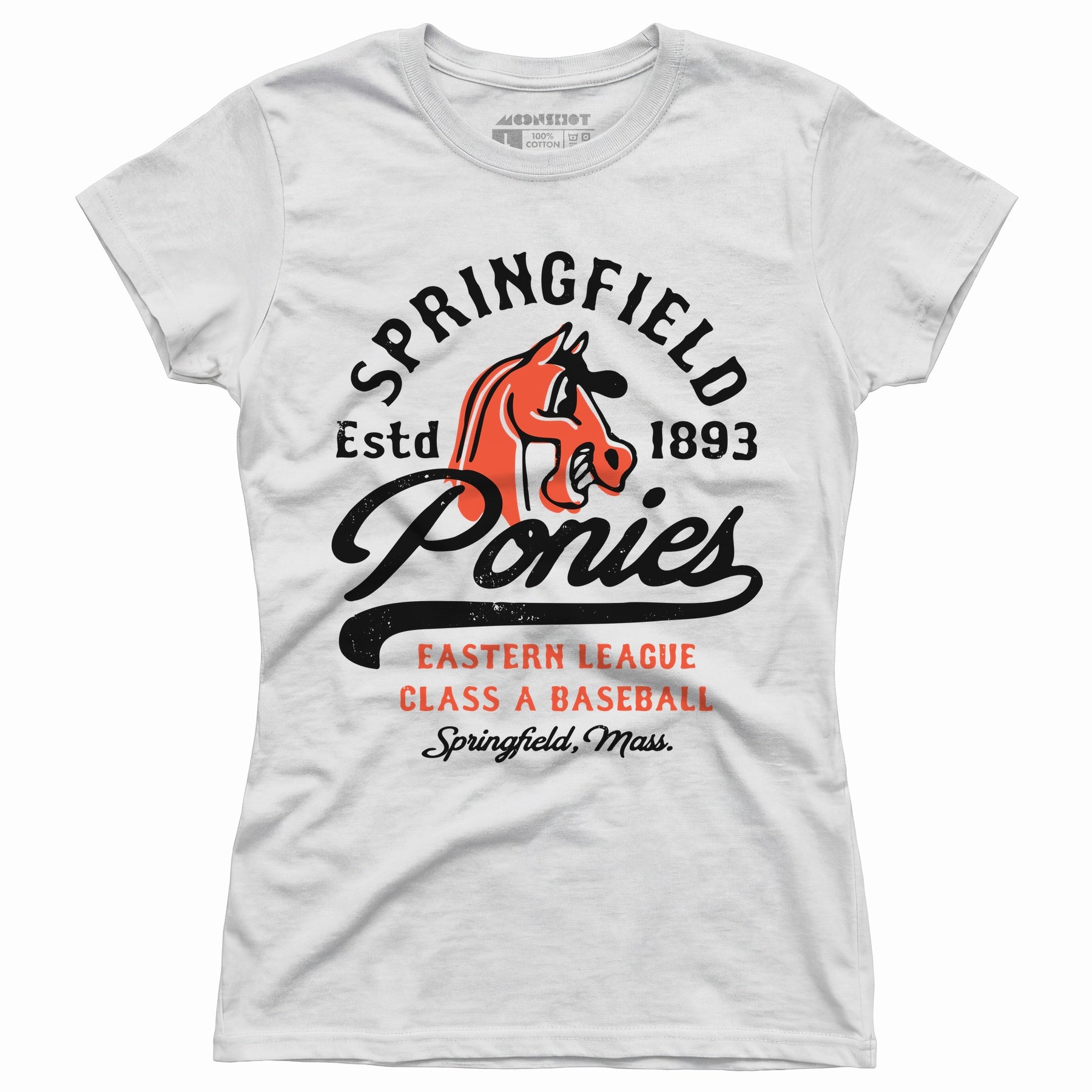 Springfield Ponies - Massachusetts - Vintage Defunct Baseball Teams - Women's T-Shirt