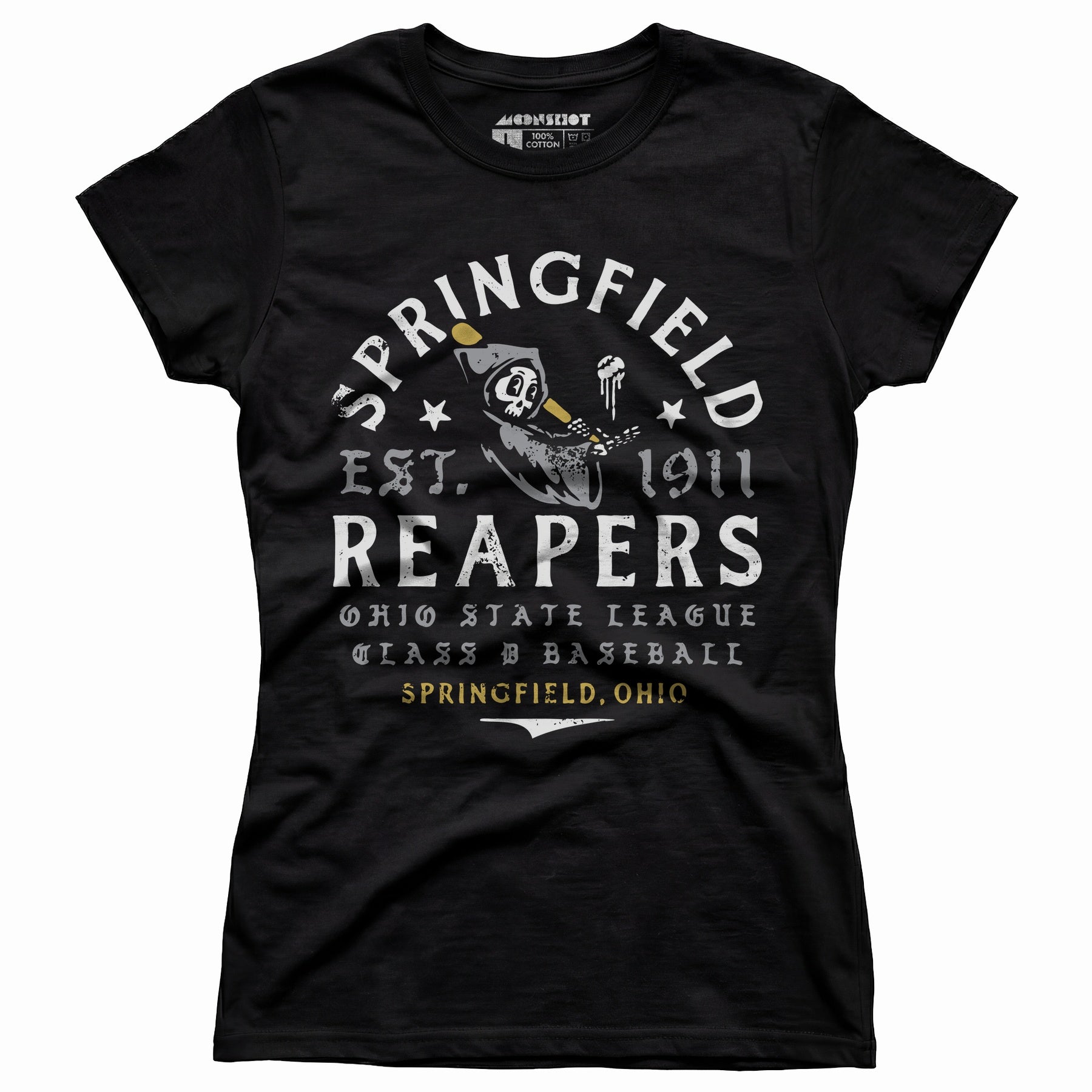 Springfield Reapers - Ohio - Vintage Defunct Baseball Teams - Women's T-Shirt