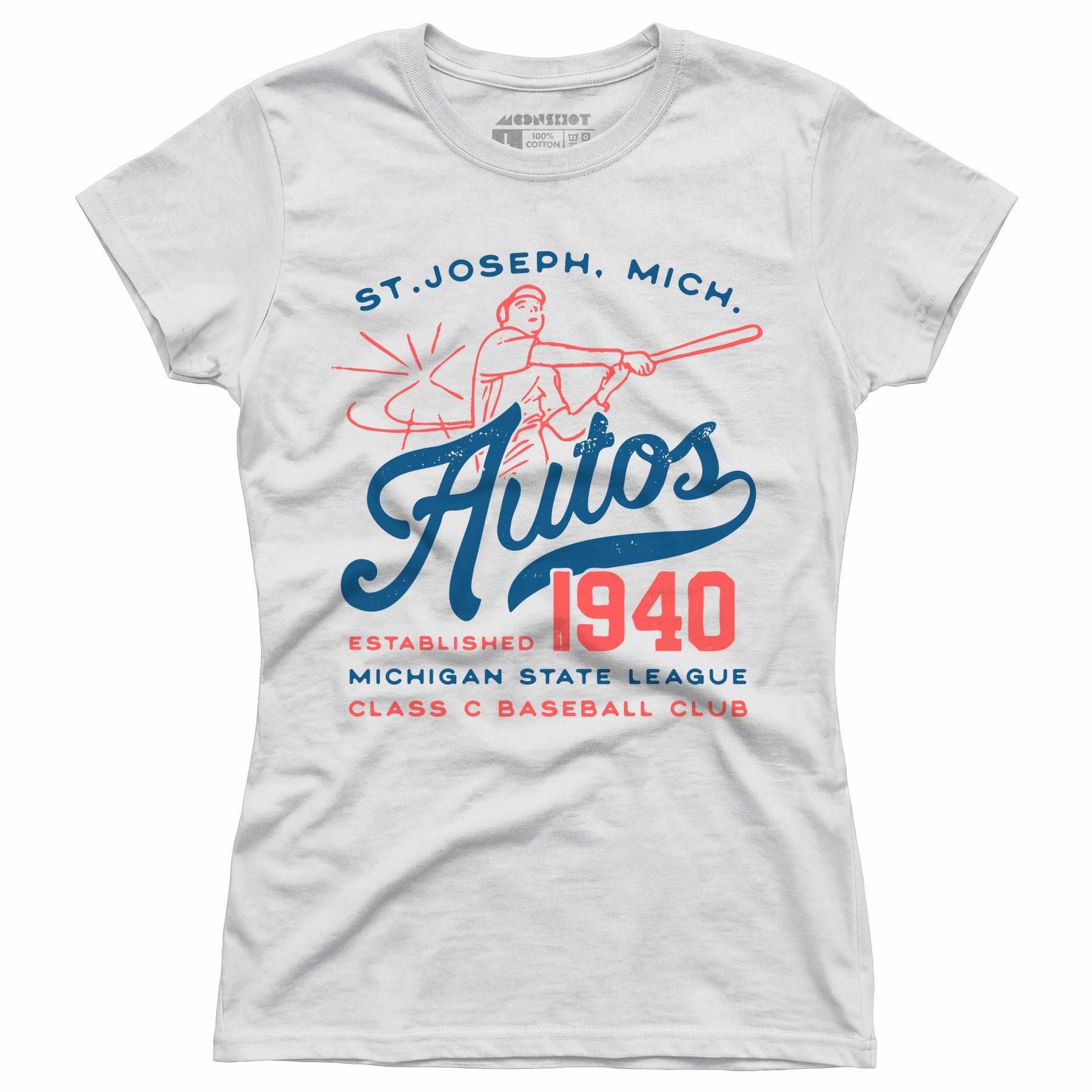 St. Joseph Autos - Michigan - Vintage Defunct Baseball Teams - Women's T-Shirt