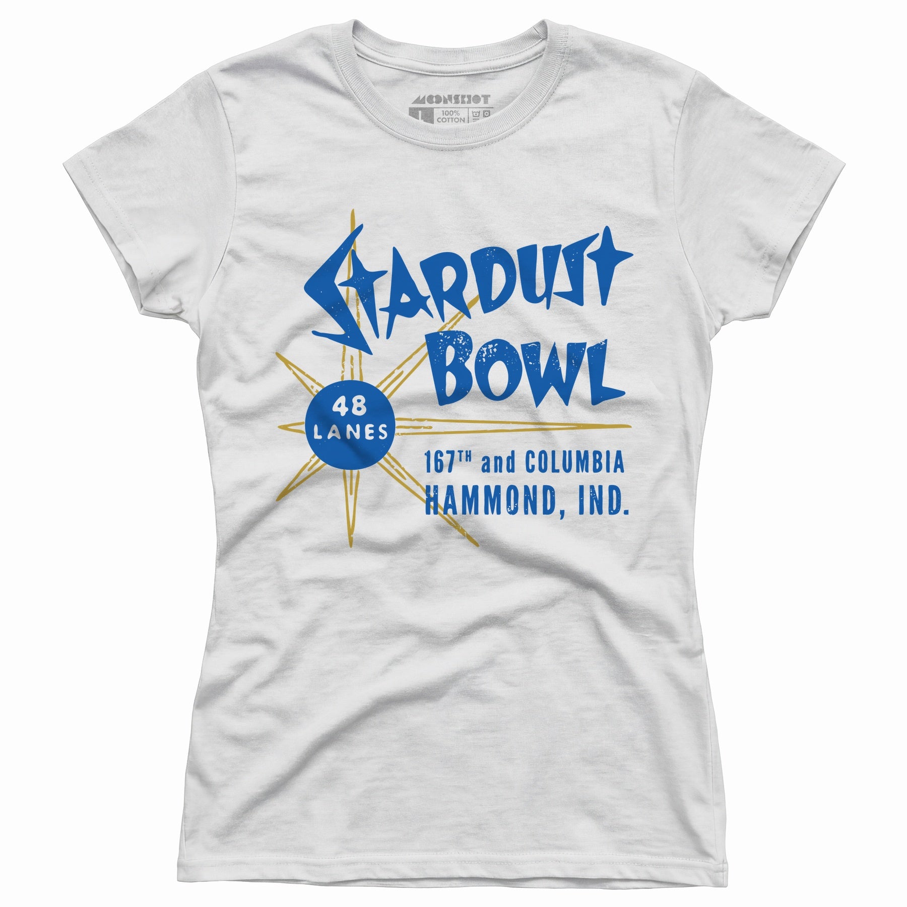 Stardust Bowl - Hammond, IN - Vintage Bowling Alley - Women's T-Shirt