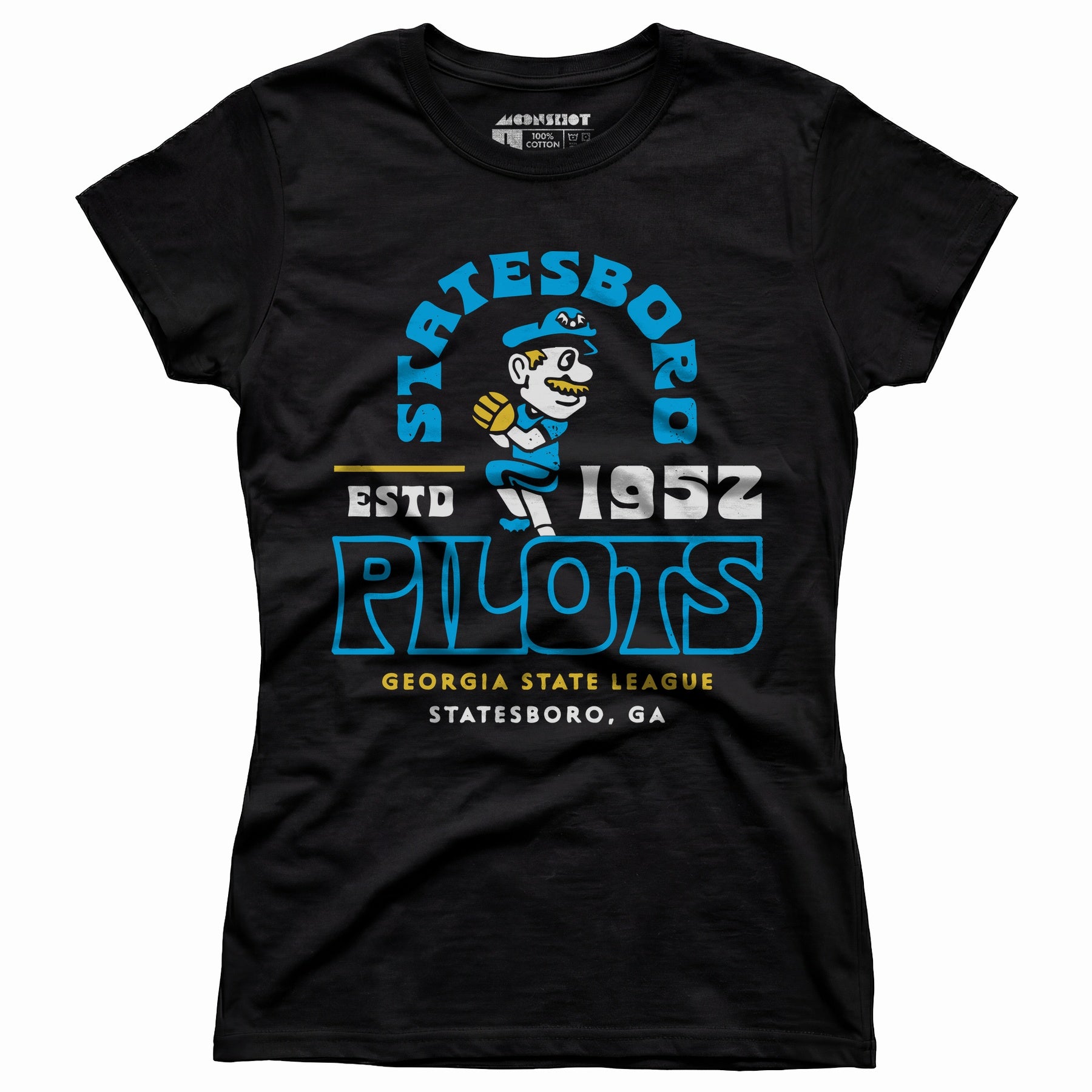 Statesboro Pilots - Georgia - Vintage Defunct Baseball Teams - Women's T-Shirt