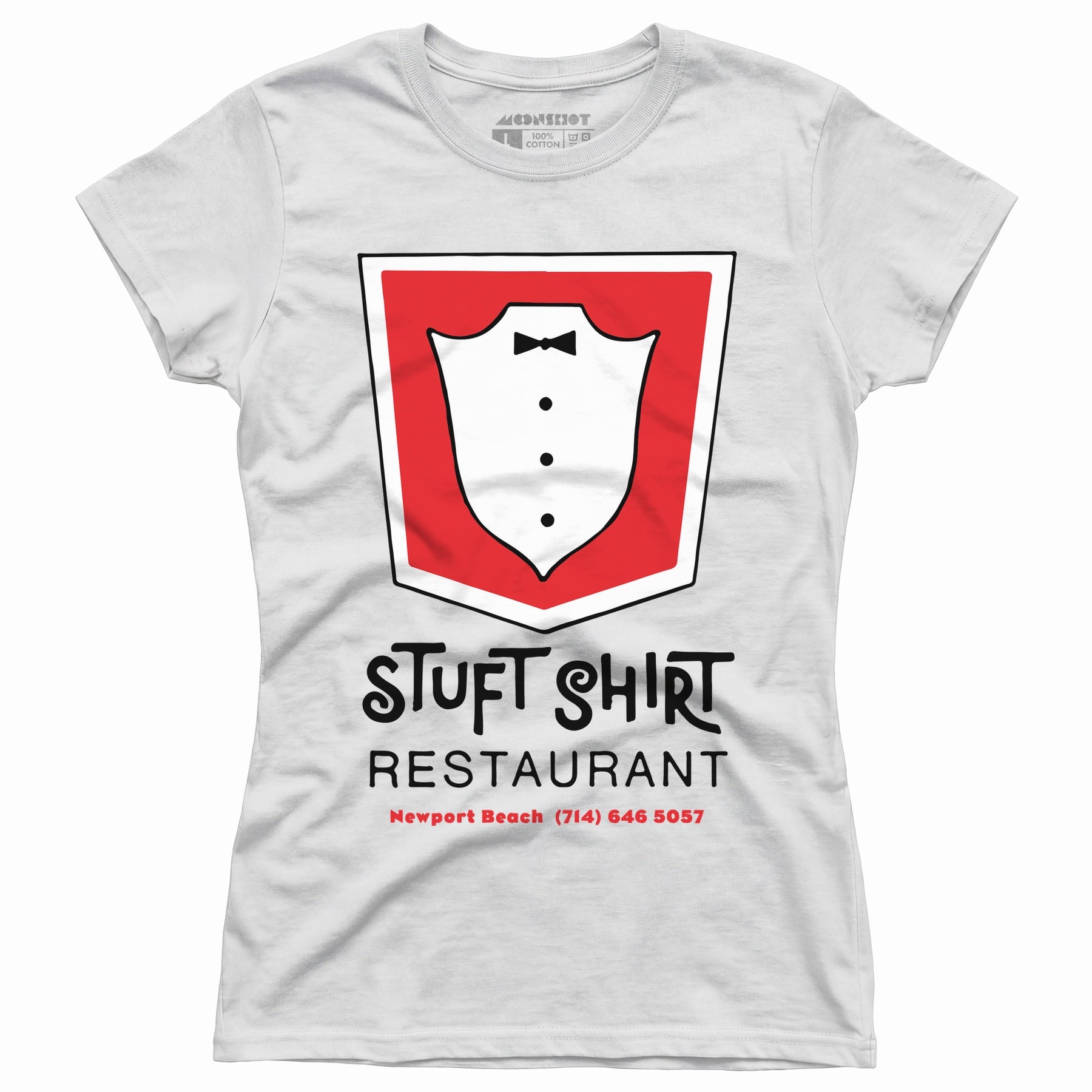 Stuft Shirt - Newport Beach, CA - Vintage Restaurant - Women's T-Shirt