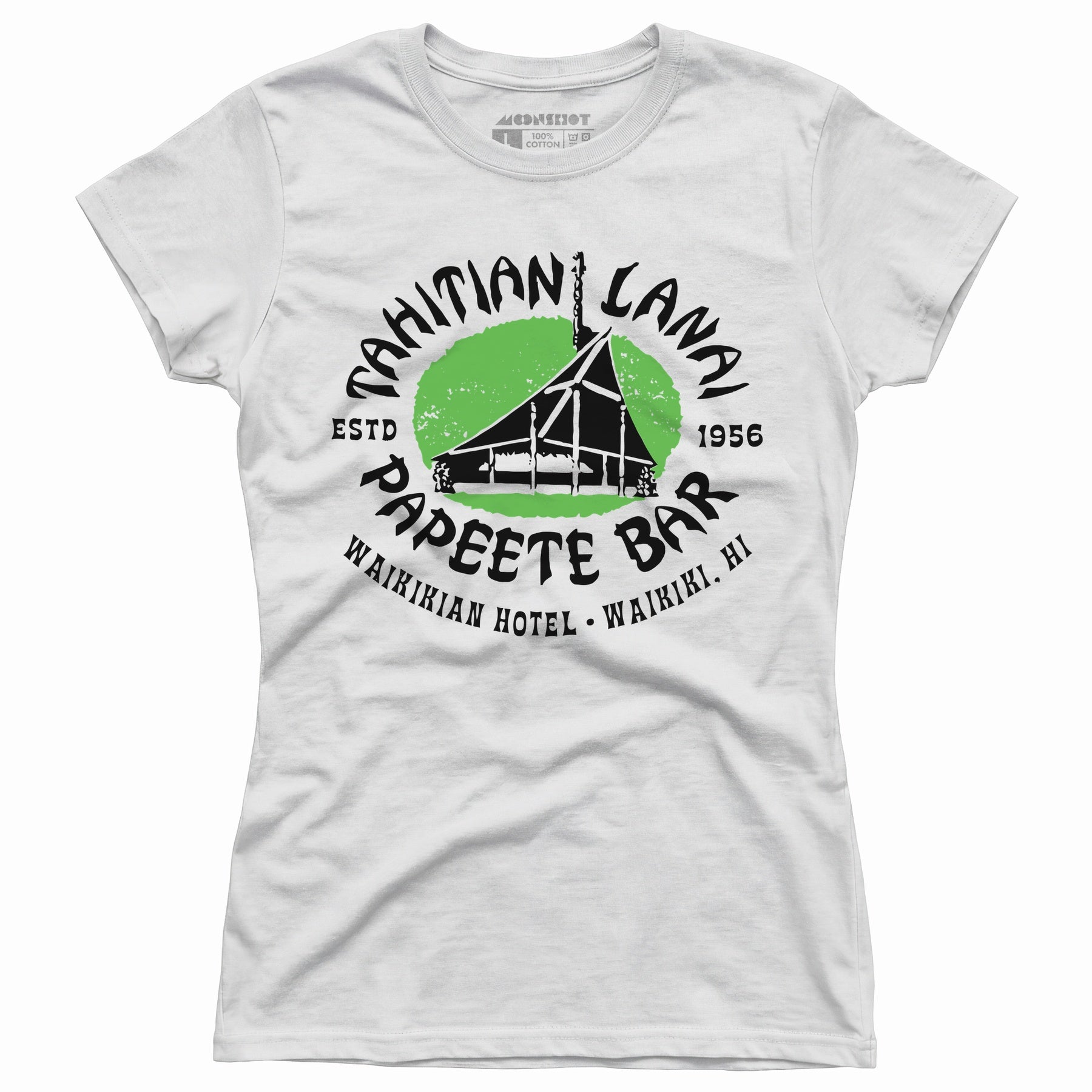 Tahitian Lanai Papeete Bar - Waikiki, HI - Vintage Tiki Bar - Women's T-Shirt