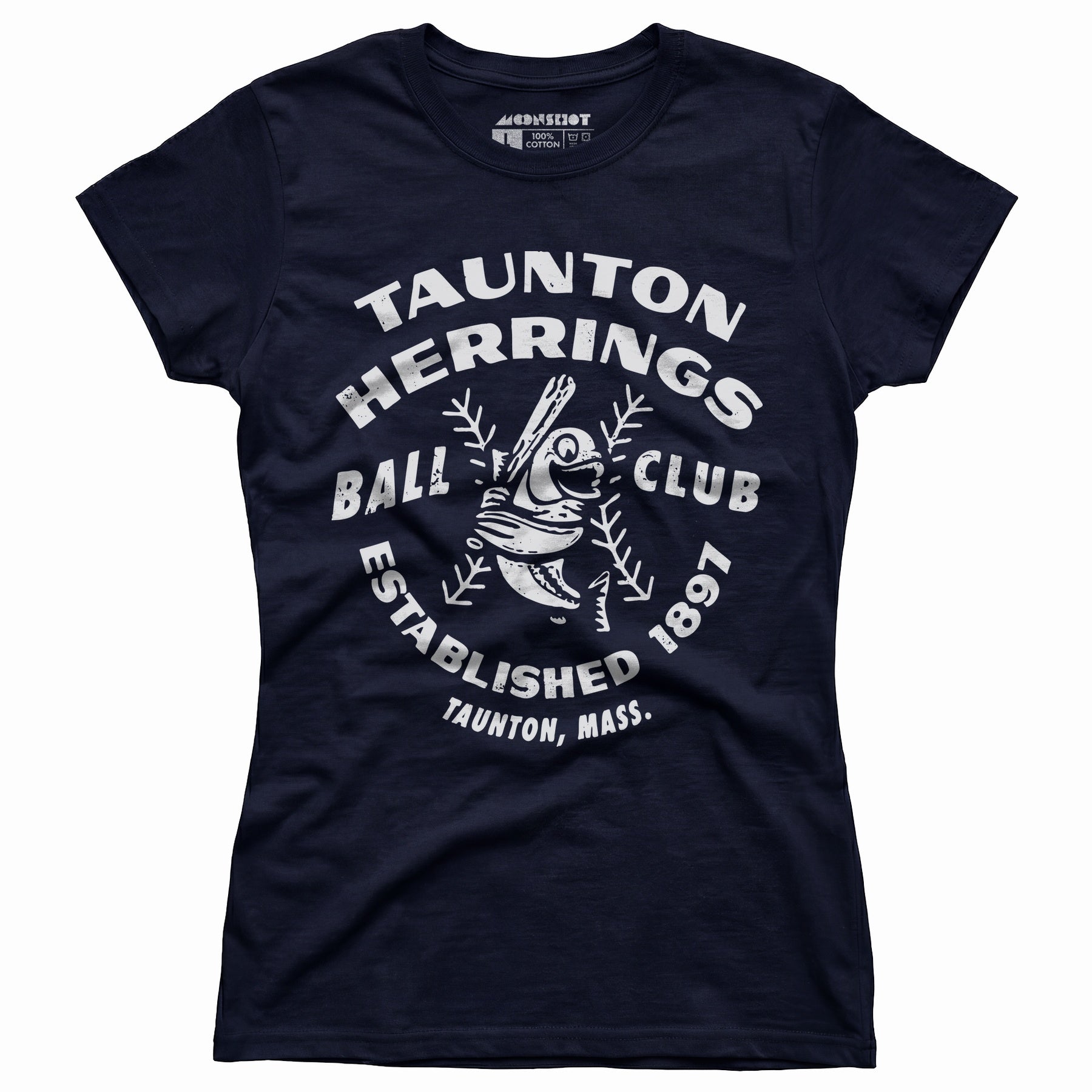 Taunton Herrings - Massachusetts - Vintage Defunct Baseball Teams - Women's T-Shirt