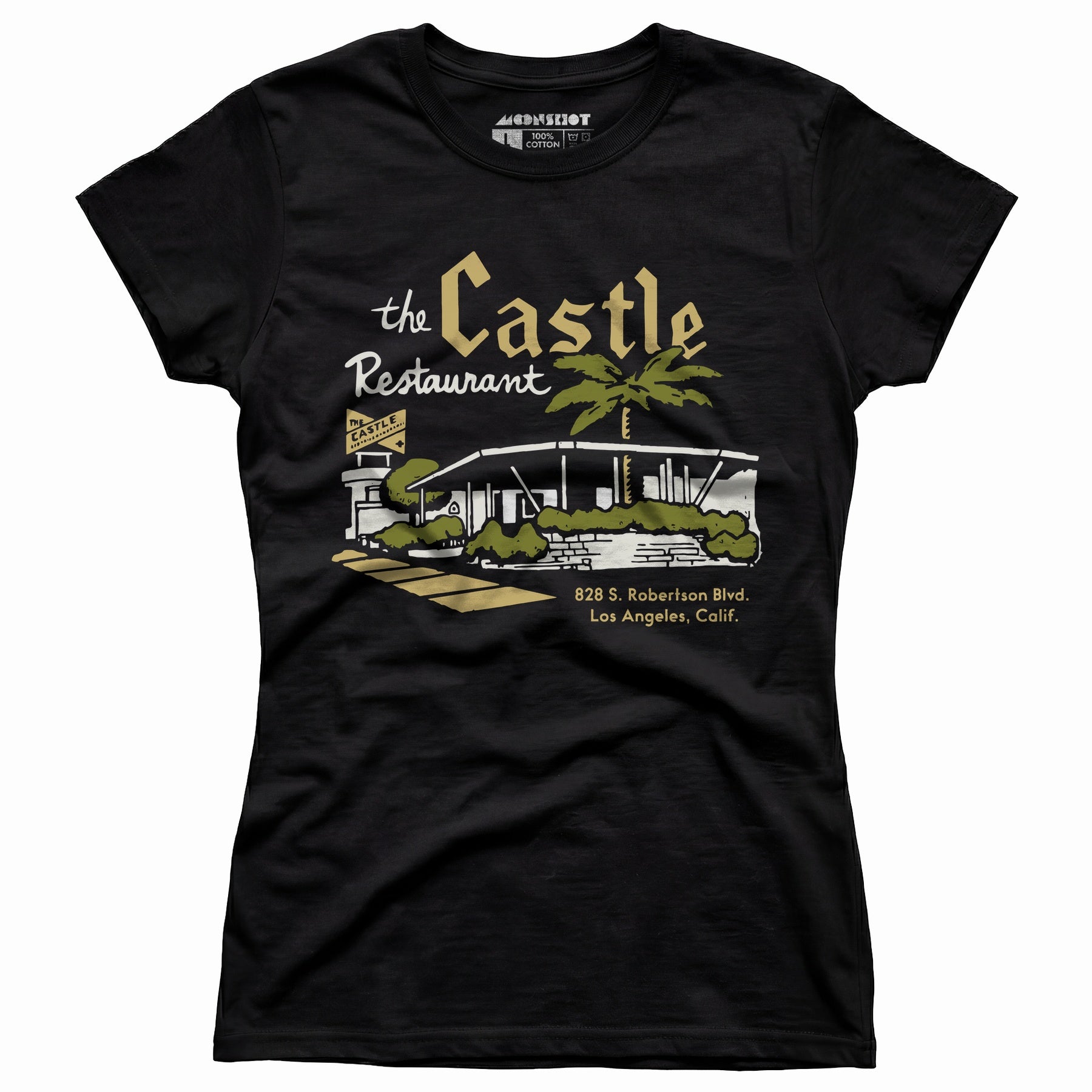 The Castle - Los Angeles, CA - Vintage Restaurant - Women's T-Shirt