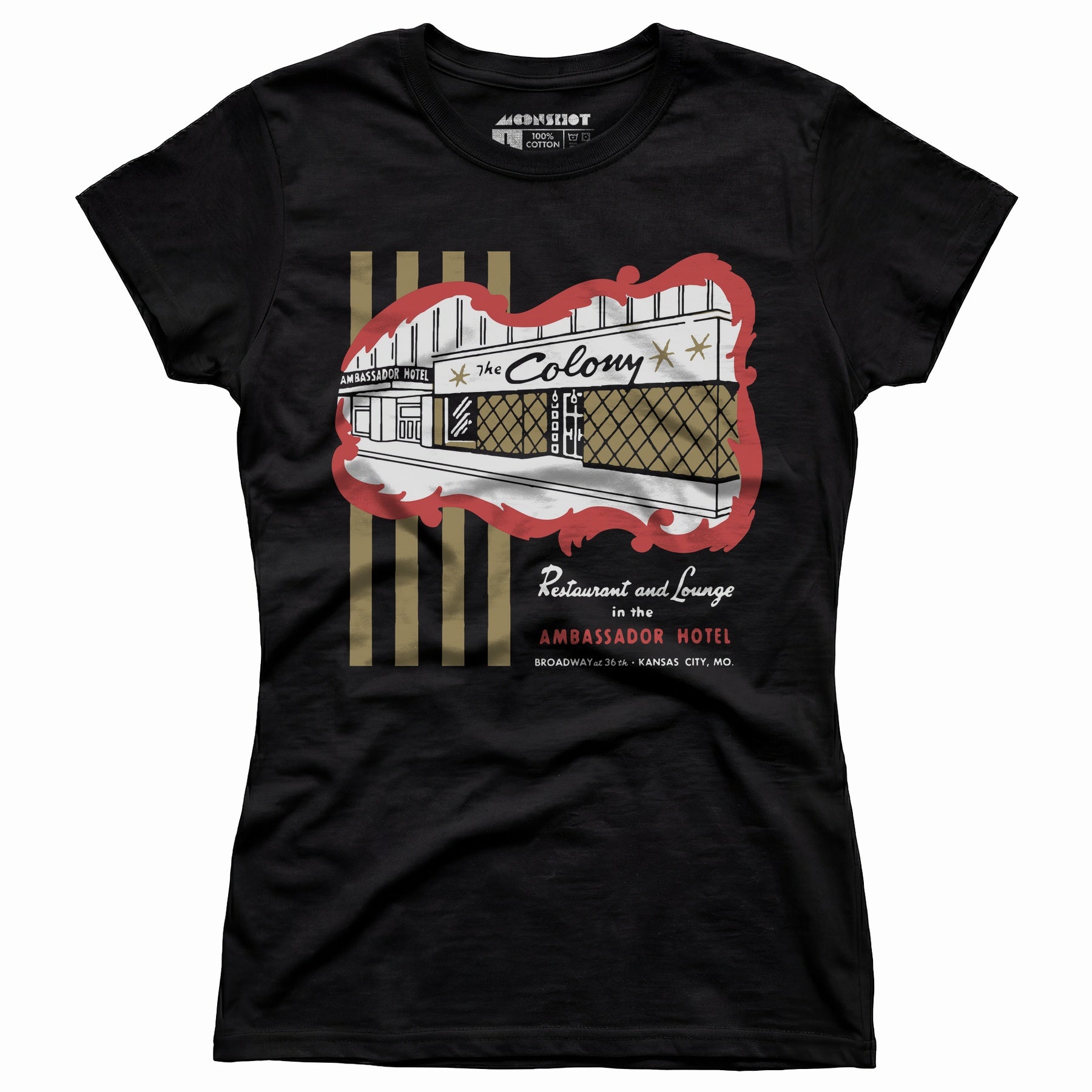 The Colony - Kansas City, MO - Vintage Restaurant - Women's T-Shirt