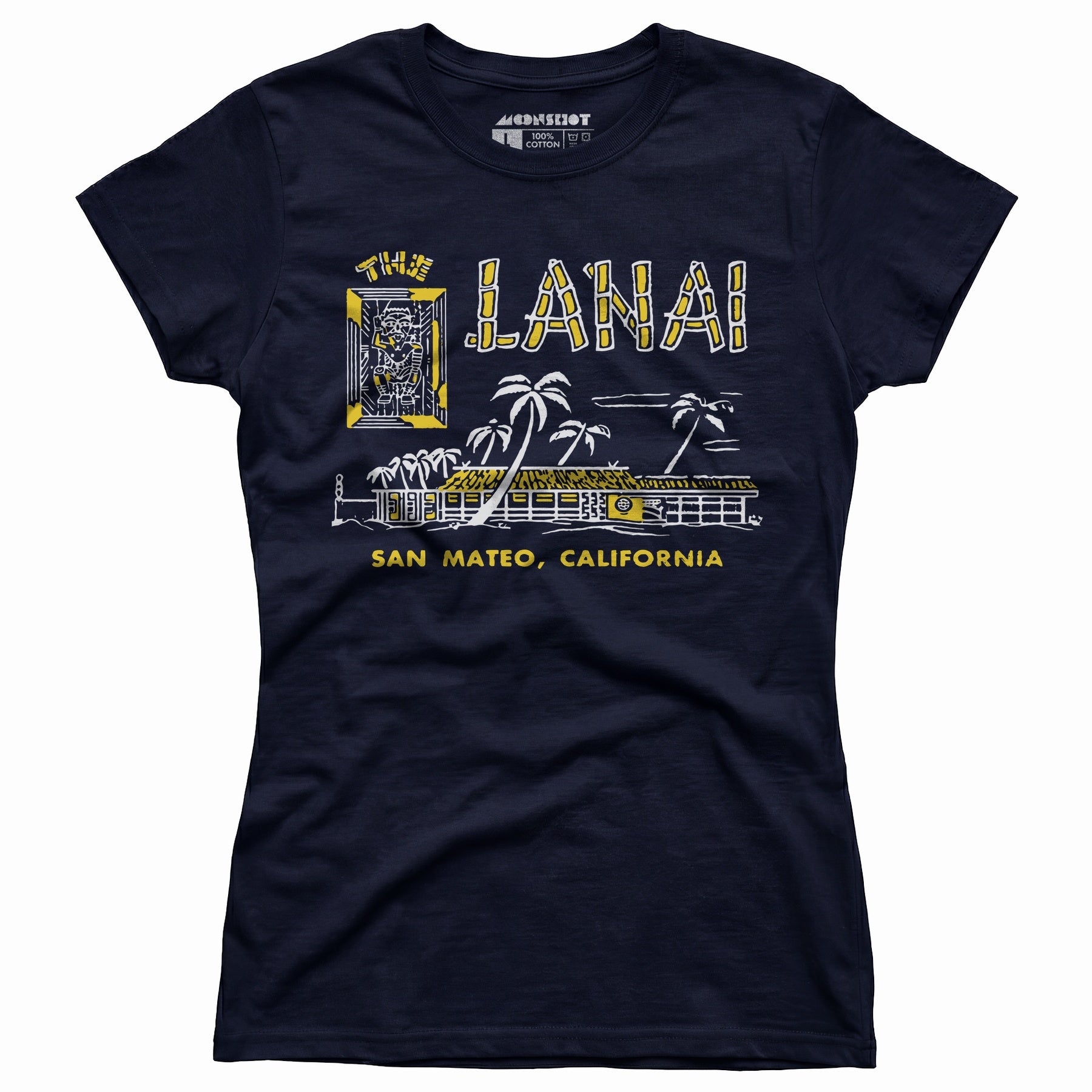 The Lanai - San Mateo, CA - Vintage Tiki Bar - Women's T-Shirt