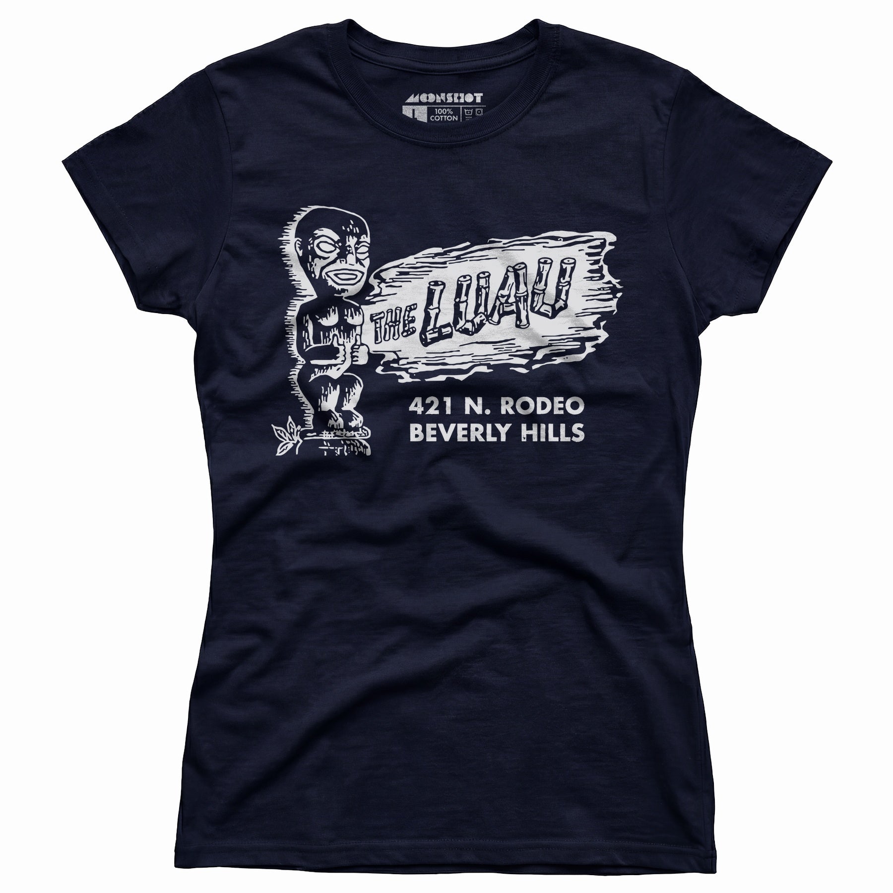 The Luau - Beverly Hills, CA - Vintage Tiki Bar - Women's T-Shirt