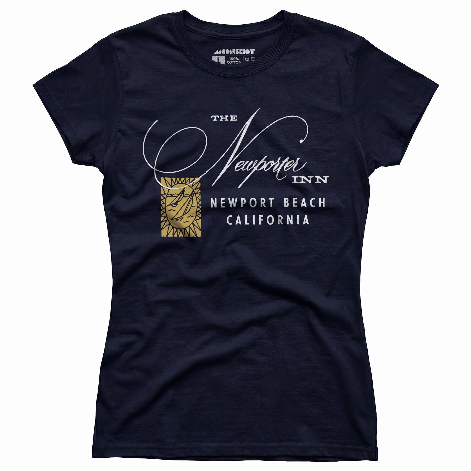 The Newporter Inn - Newport Beach, CA - Vintage Hotel - Women's T-Shirt