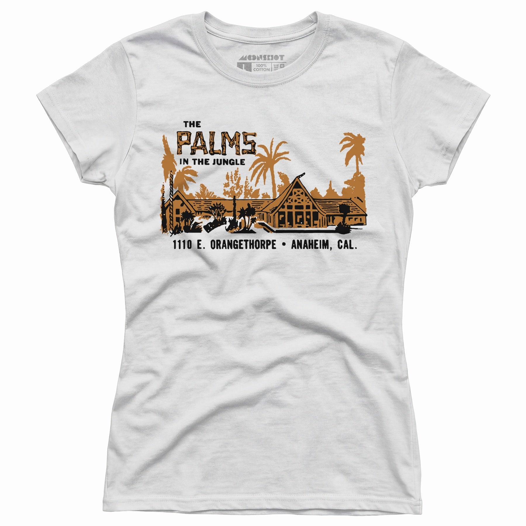 The Palms in the Jungle - Anaheim, CA - Vintage Restaurant - Women's T-Shirt