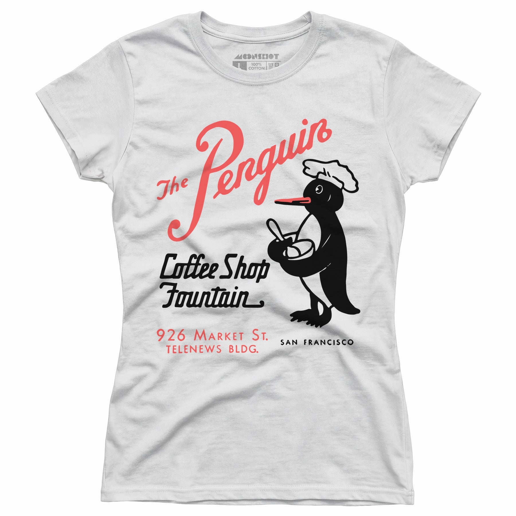 The Penguin - San Francisco, CA - Vintage Restaurant - Women's T-Shirt