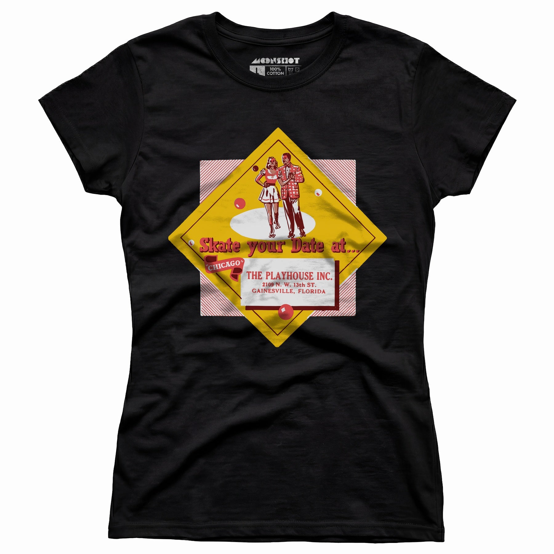 The Playhouse - Gainesville, FL - Vintage Roller Rink - Women's T-Shirt
