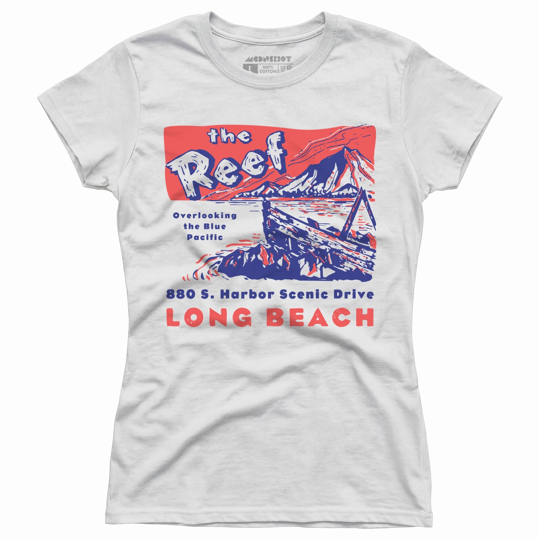 The Reef - Long Beach, CA - Vintage Tiki Bar - Women's T-Shirt
