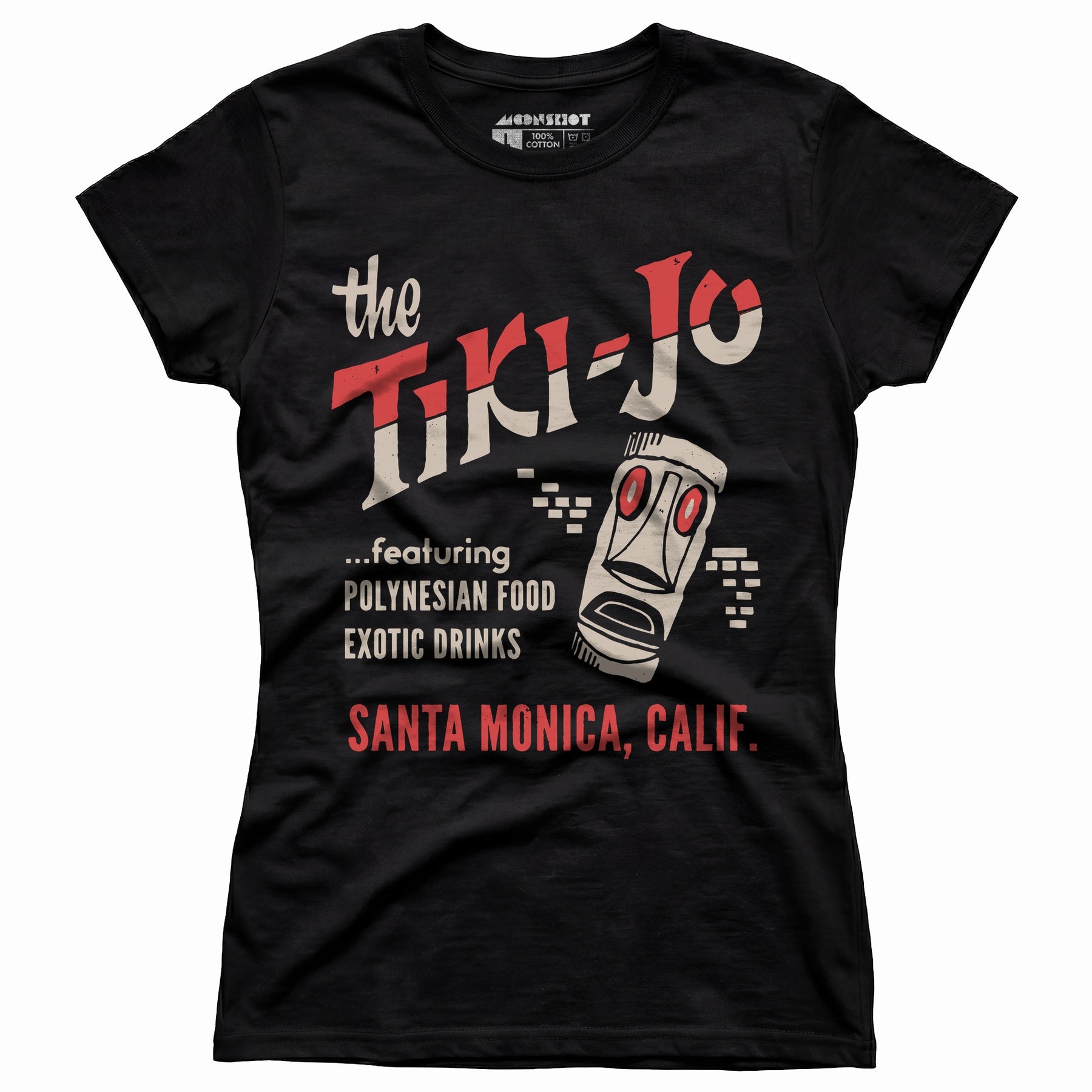 The Tiki-Jo - Santa Monica, CA - Vintage Tiki Bar - Women's T-Shirt