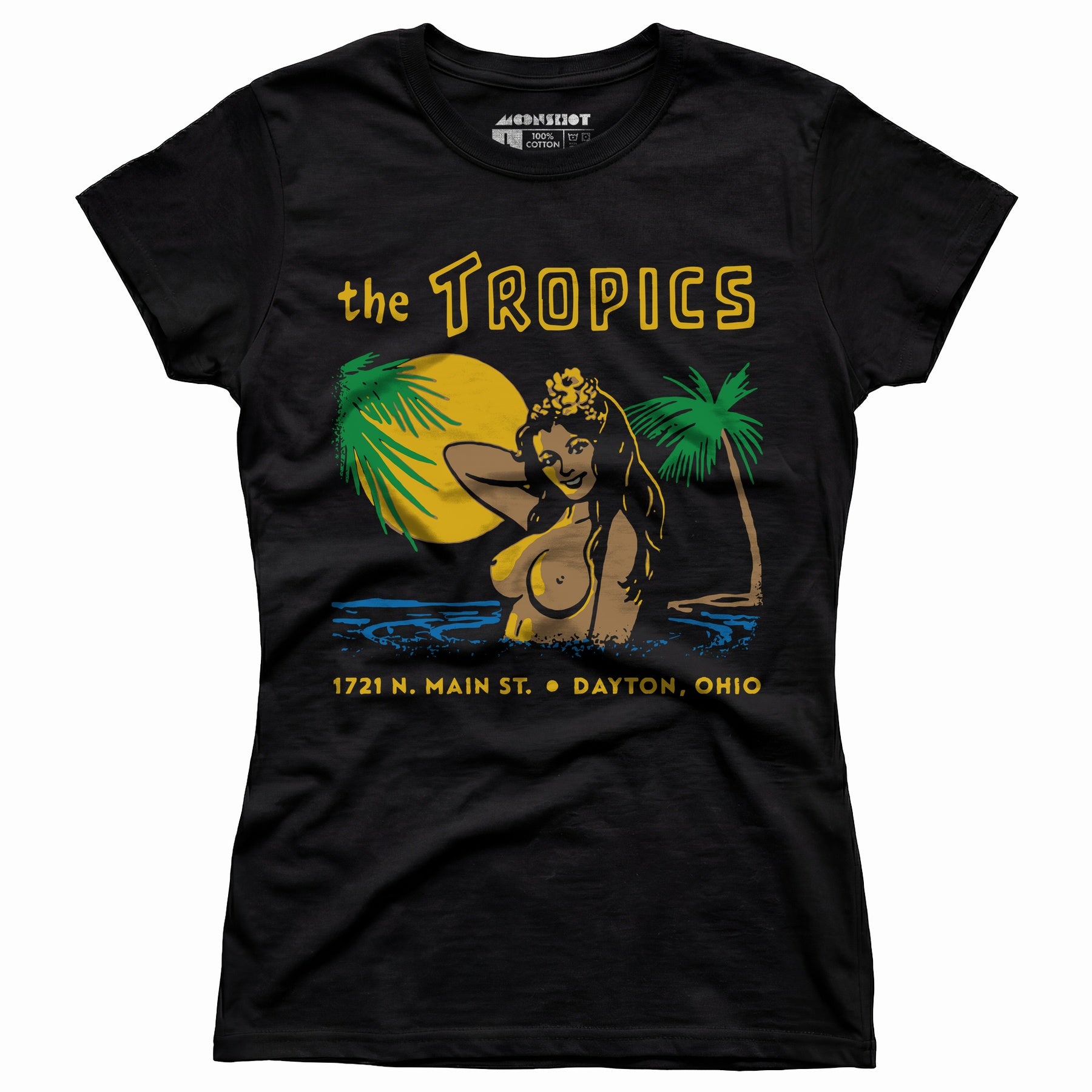 The Tropics - Dayton, OH - Vintage Tiki Bar - Women's T-Shirt
