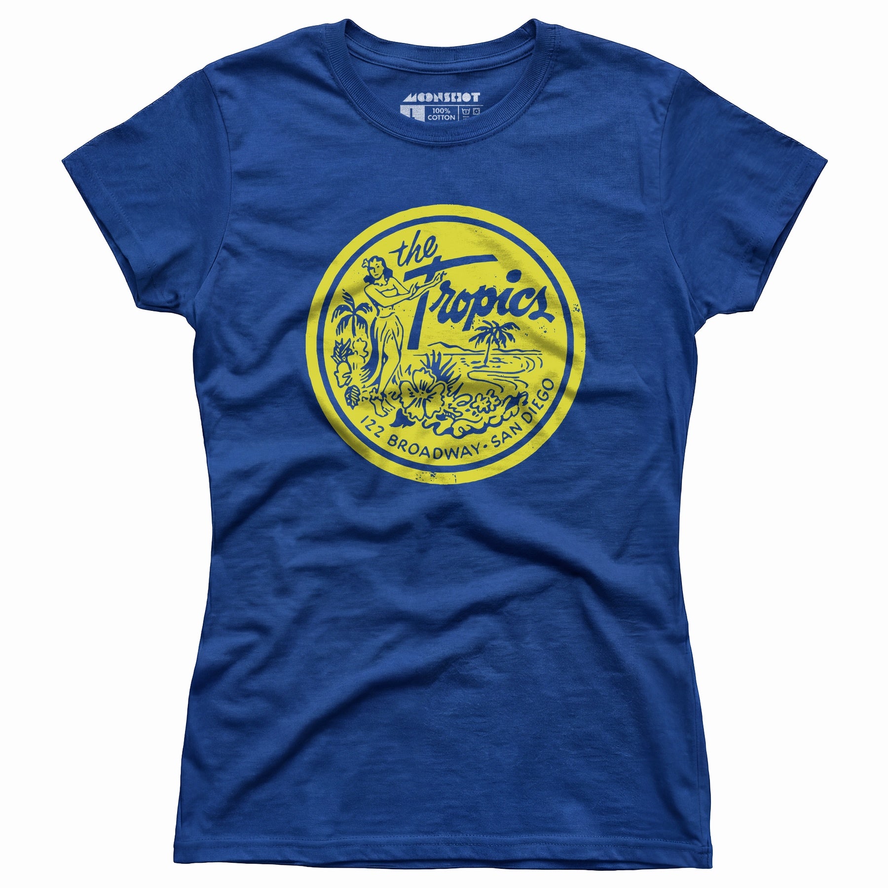 The Tropics - San Diego, CA - Vintage Tiki Bar - Women's T-Shirt