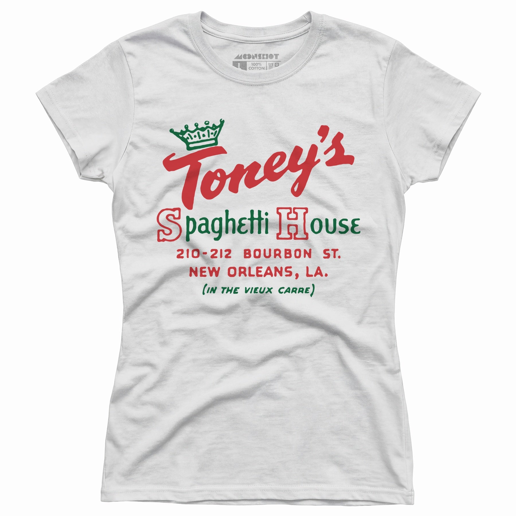 Toney's Spaghetti House - New Orleans, LA - Vintage Restaurant - Women's T-Shirt