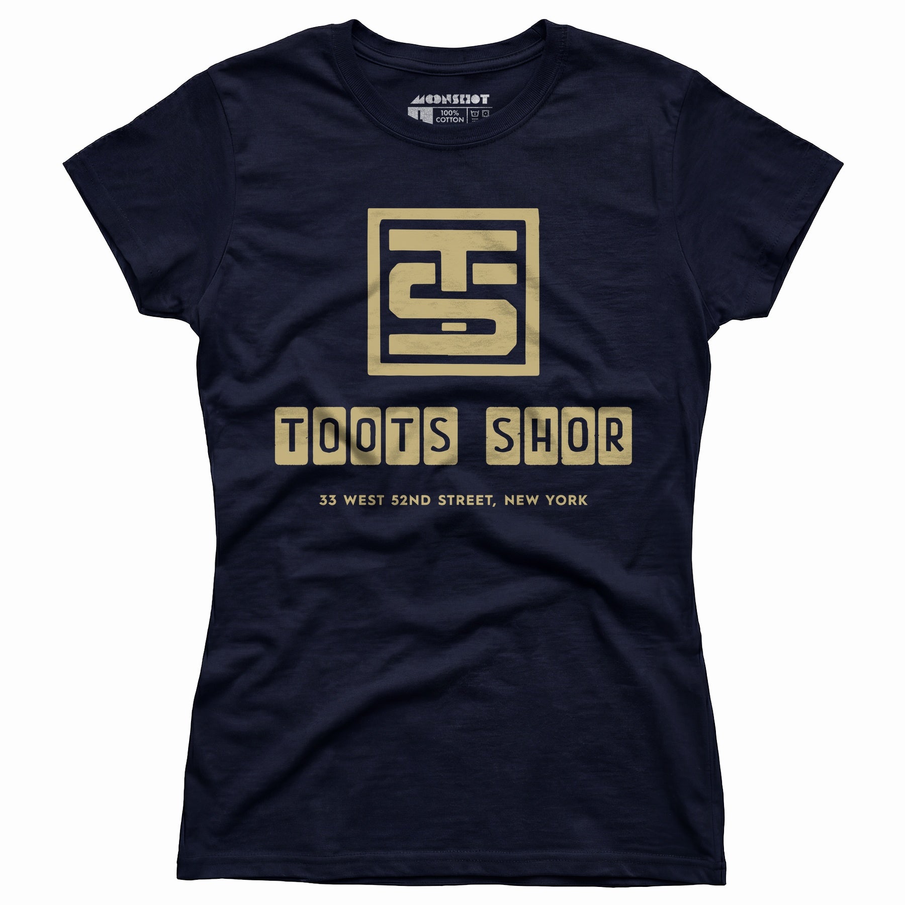 Toots Shor Logo - Manhattan, NY - Vintage Restaurant - Women's T-Shirt
