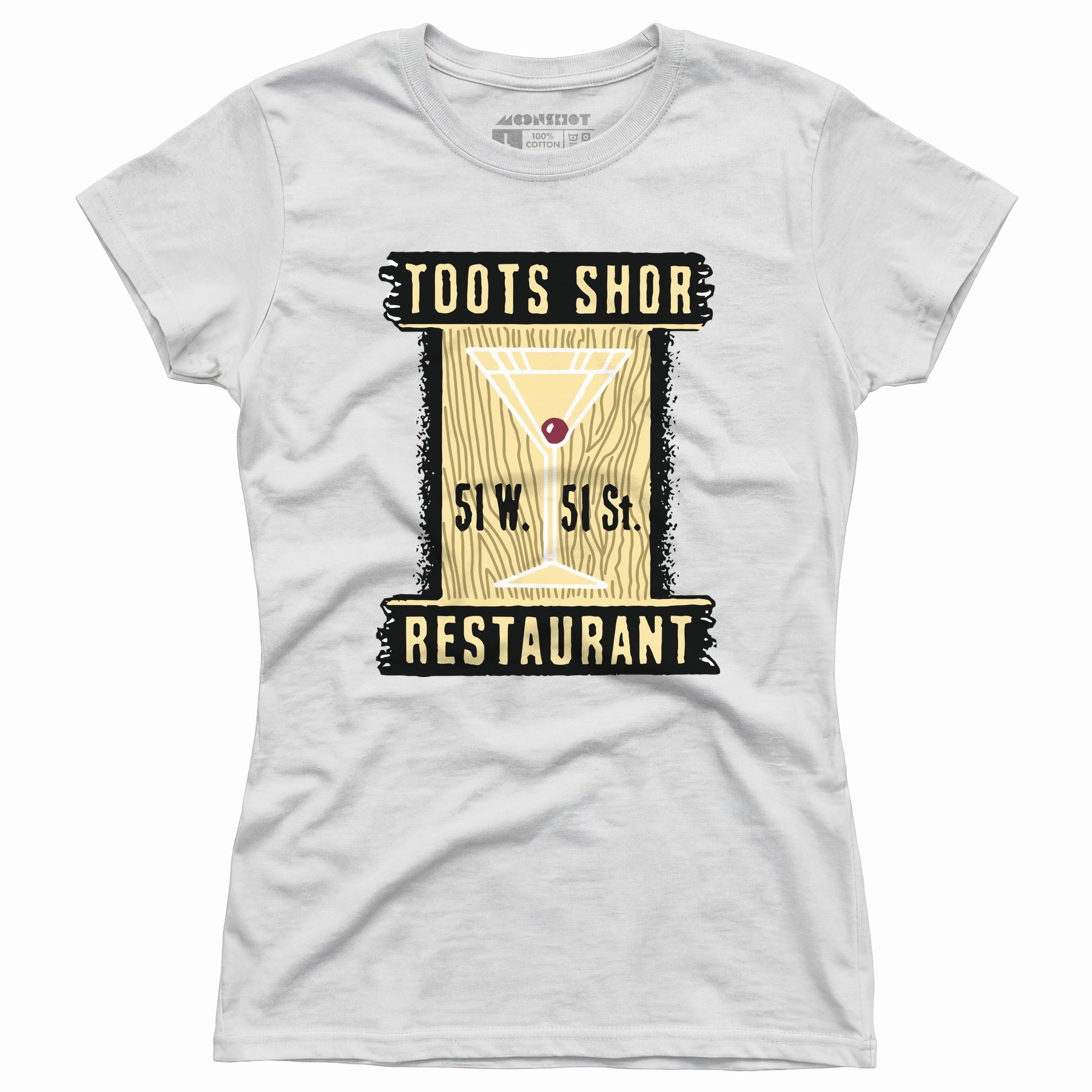 Toots Shor - Manhattan, NY - Vintage Restaurant - Women's T-Shirt