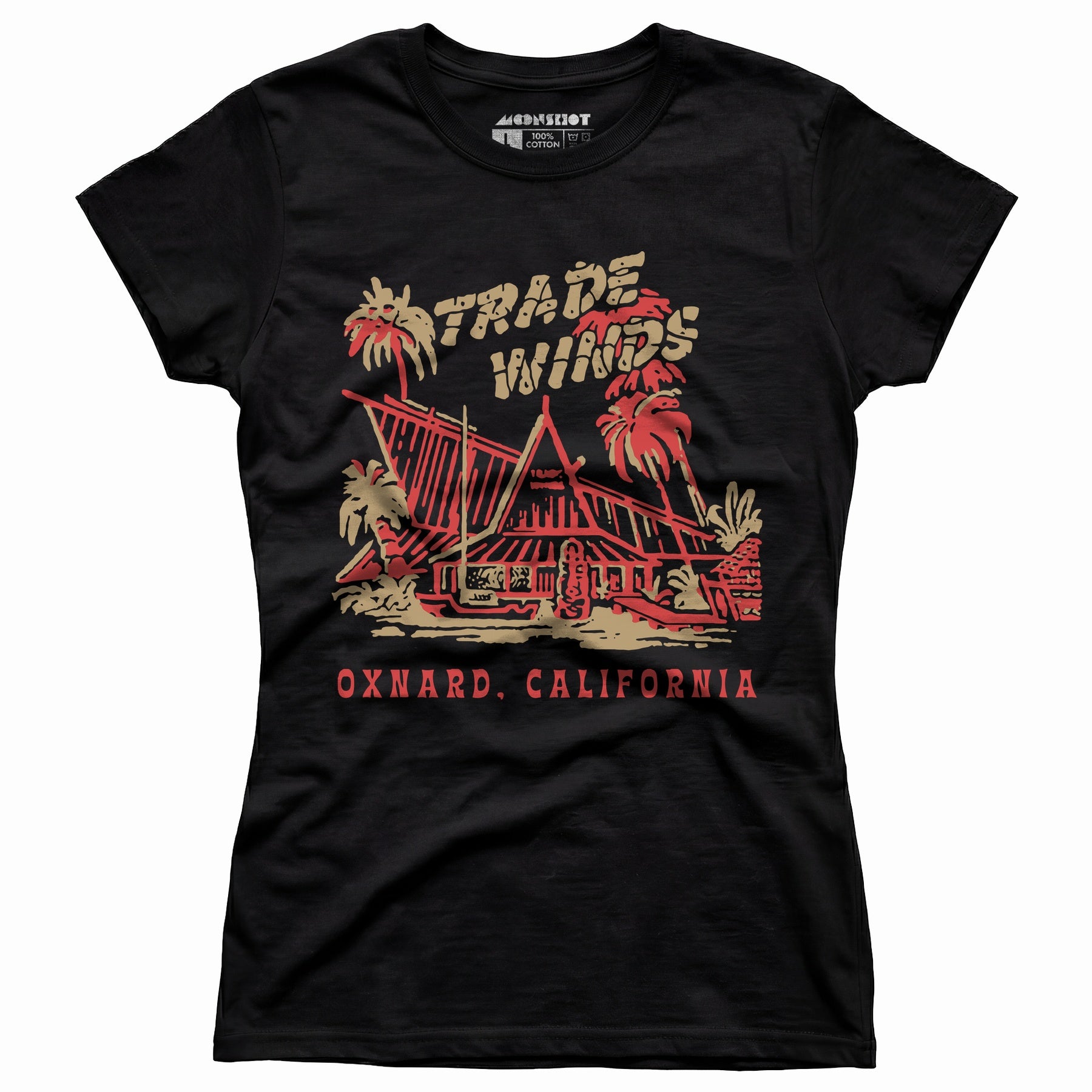 Trade Winds - Oxnard, CA - Vintage Tiki Bar - Women's T-Shirt