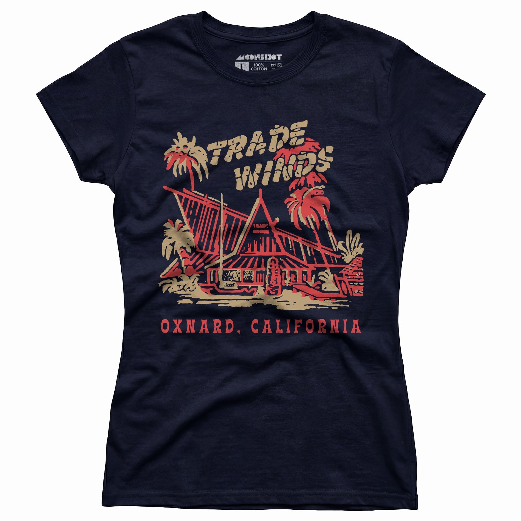 Trade Winds - Oxnard, CA - Vintage Tiki Bar - Women's T-Shirt