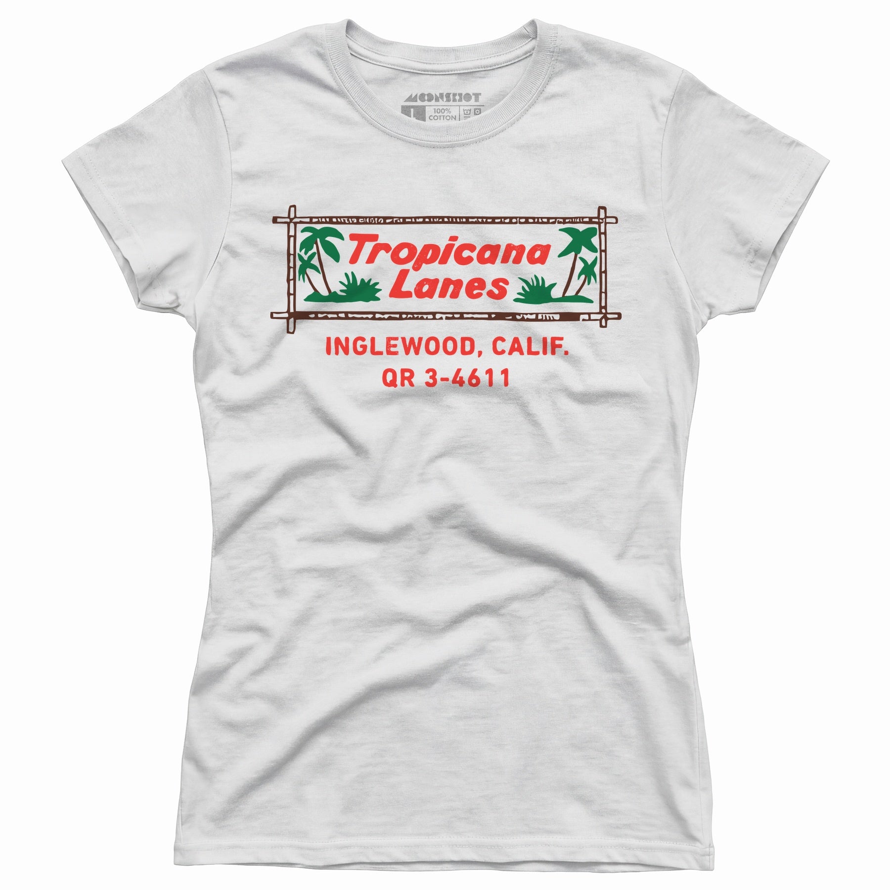 Tropicana Lanes - Inglewood, CA - Vintage Bowling Alley - Women's T-Shirt