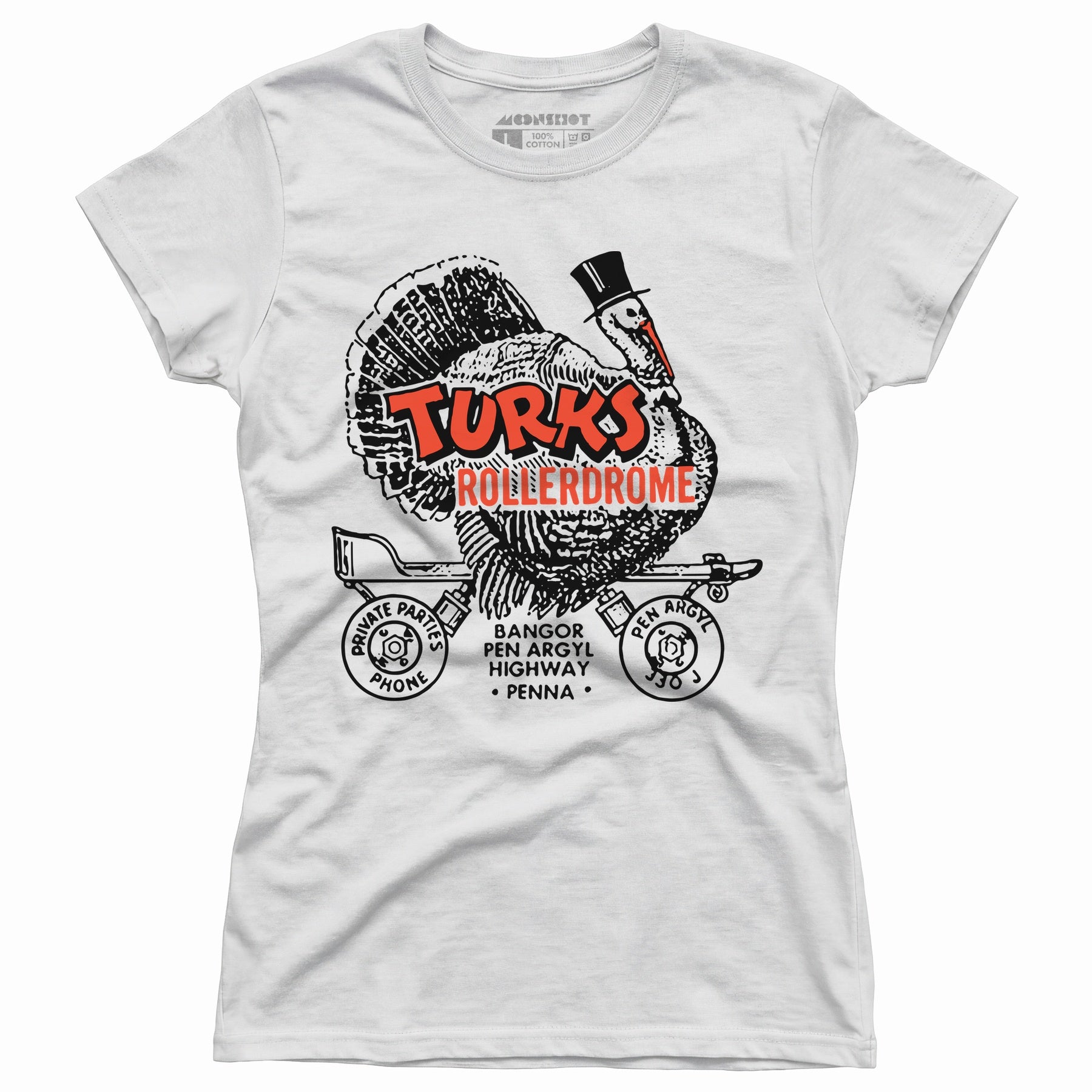 Turks Rollerdrome - Pen Argyl, PA - Vintage Roller Rink - Women's T-Shirt