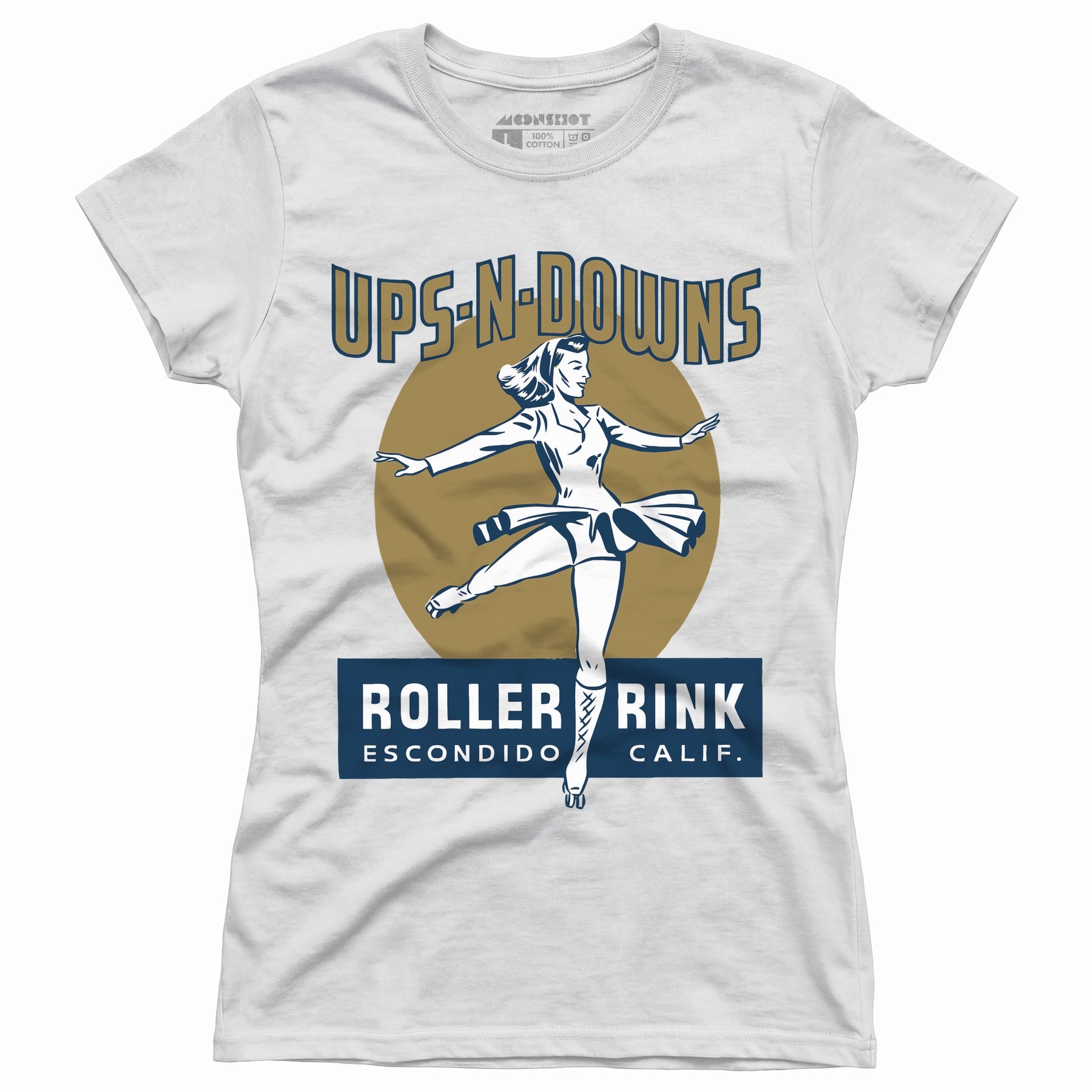Ups-N-Downs - Escondido, CA - Vintage Roller Rink - Women's T-Shirt