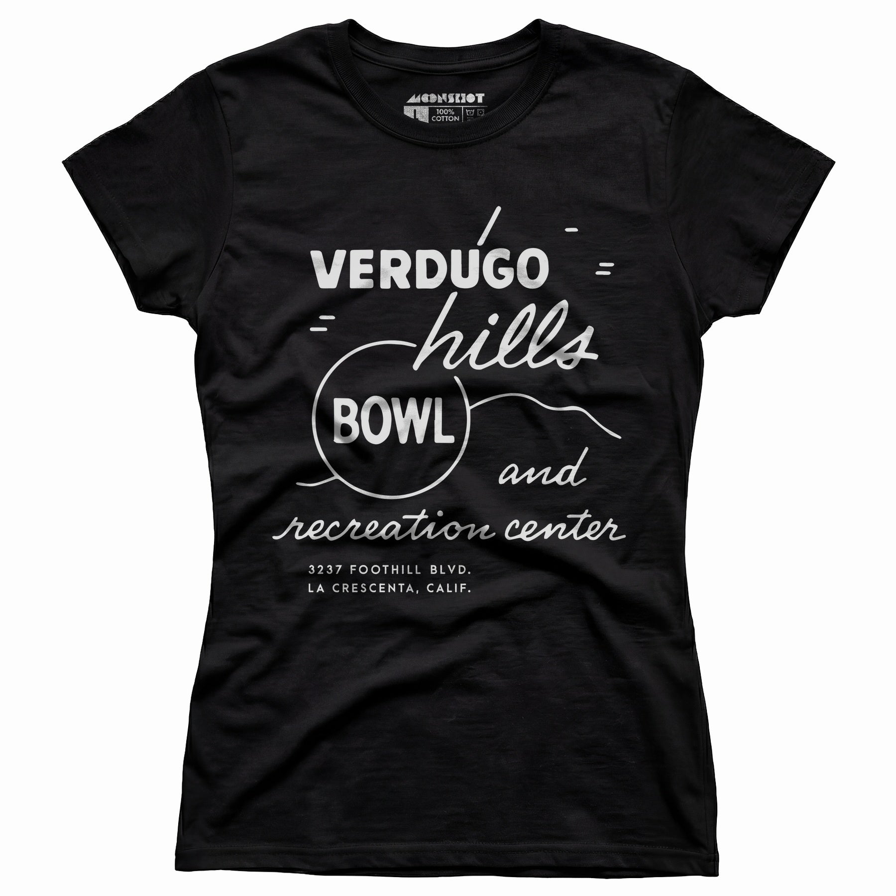 Verdugo Hills v2 - La Crescenta, CA - Vintage Bowling Alley - Women's T-Shirt