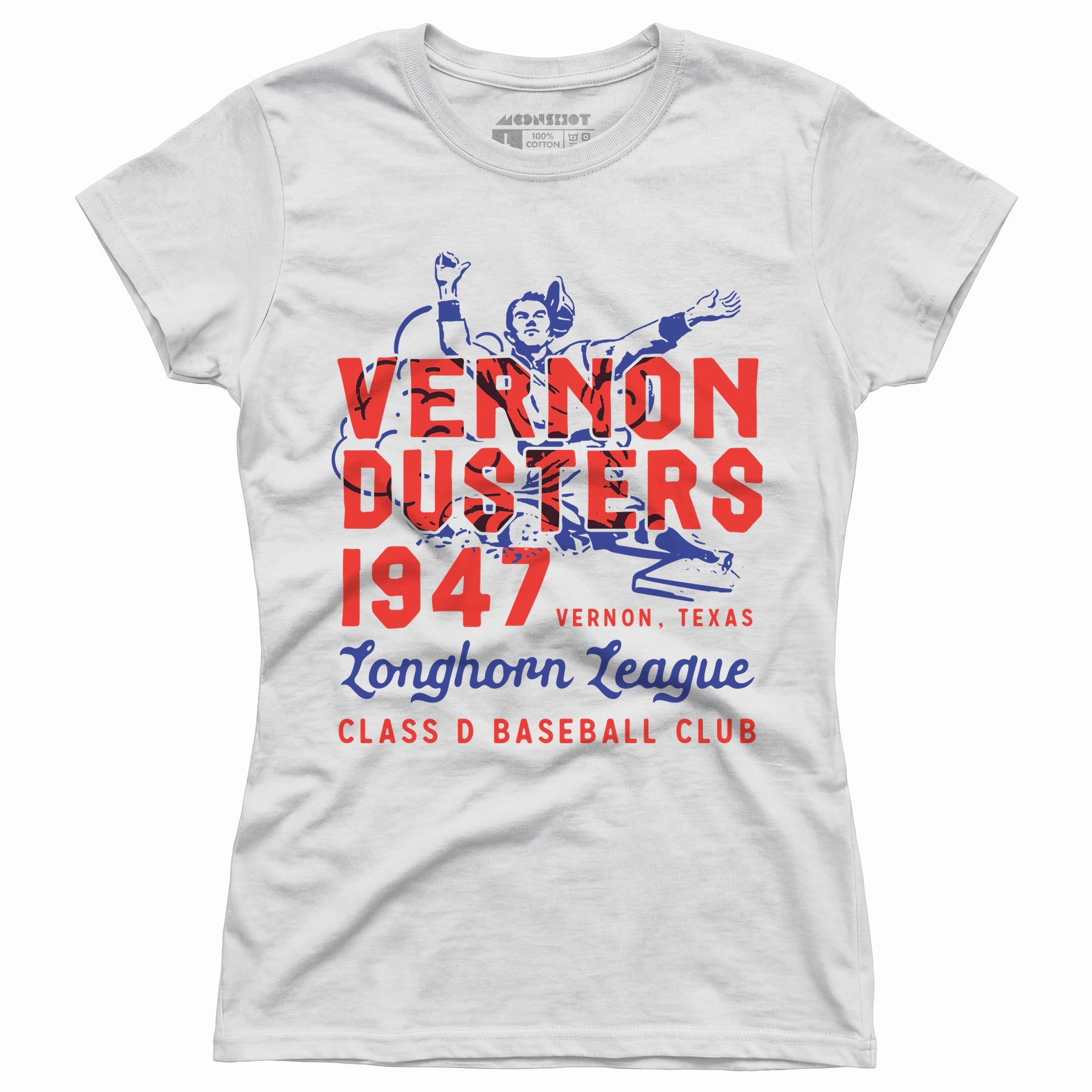 Vernon Dusters - Texas - Vintage Defunct Baseball Teams - Women's T-Shirt