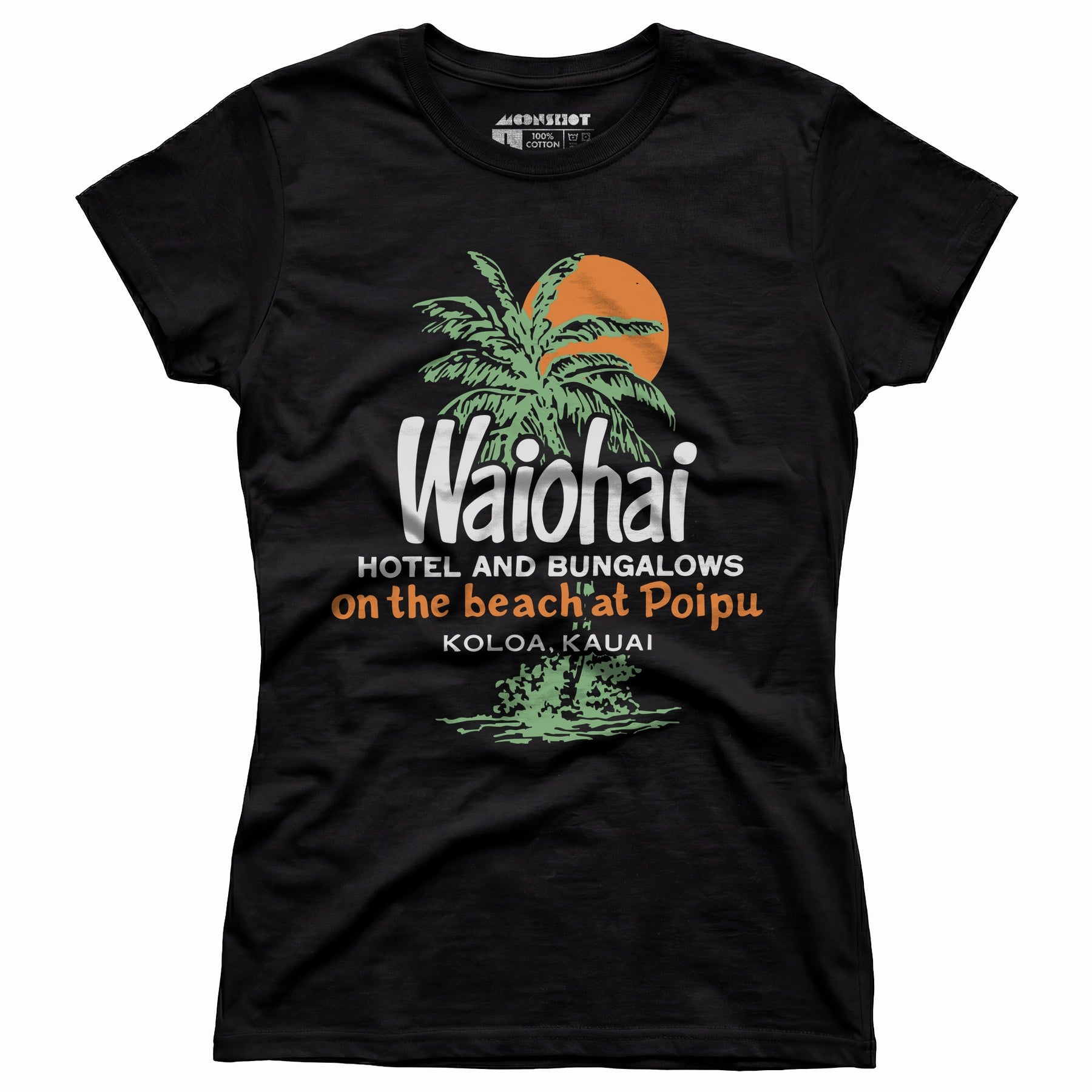 Waiohai Hotel and Bungalows - Kauai, Hawaii - Vintage - Women's T-Shirt