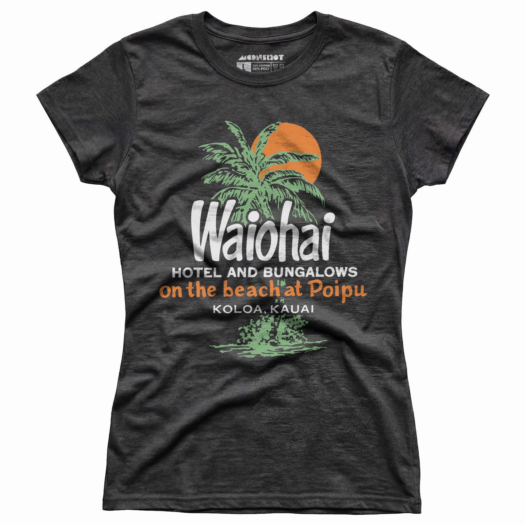 Waiohai Hotel and Bungalows - Kauai, Hawaii - Vintage - Women's T-Shirt