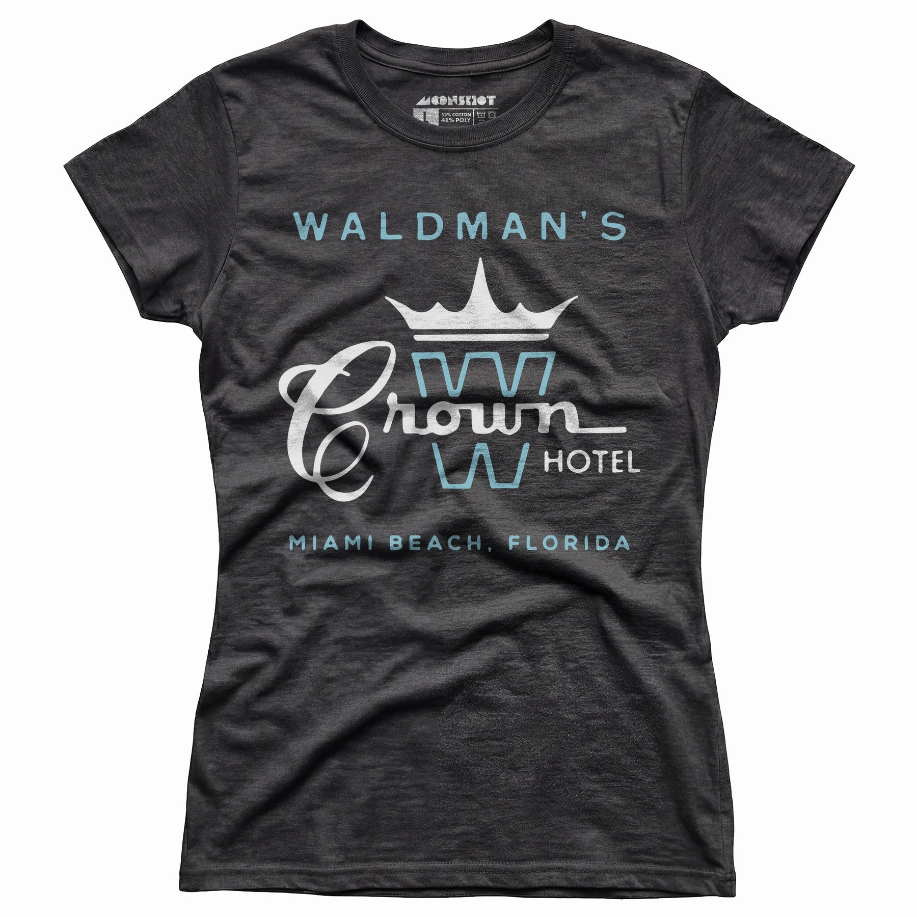 Waldman's Crown Hotel - Miami, FL - Vintage Hotel - Women's T-Shirt