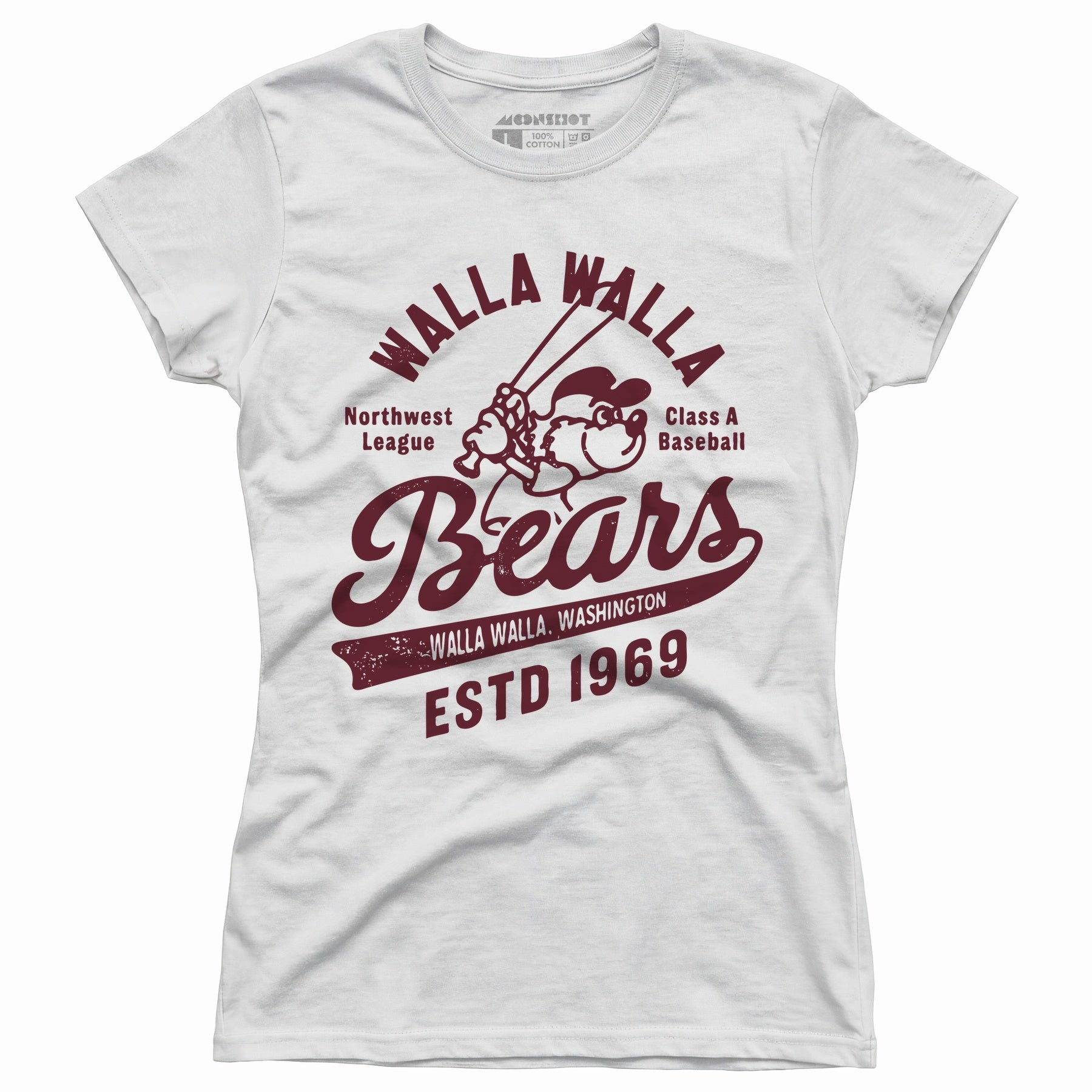 Walla Walla Bears - Washington - Vintage Defunct Baseball Teams - Women's T-Shirt