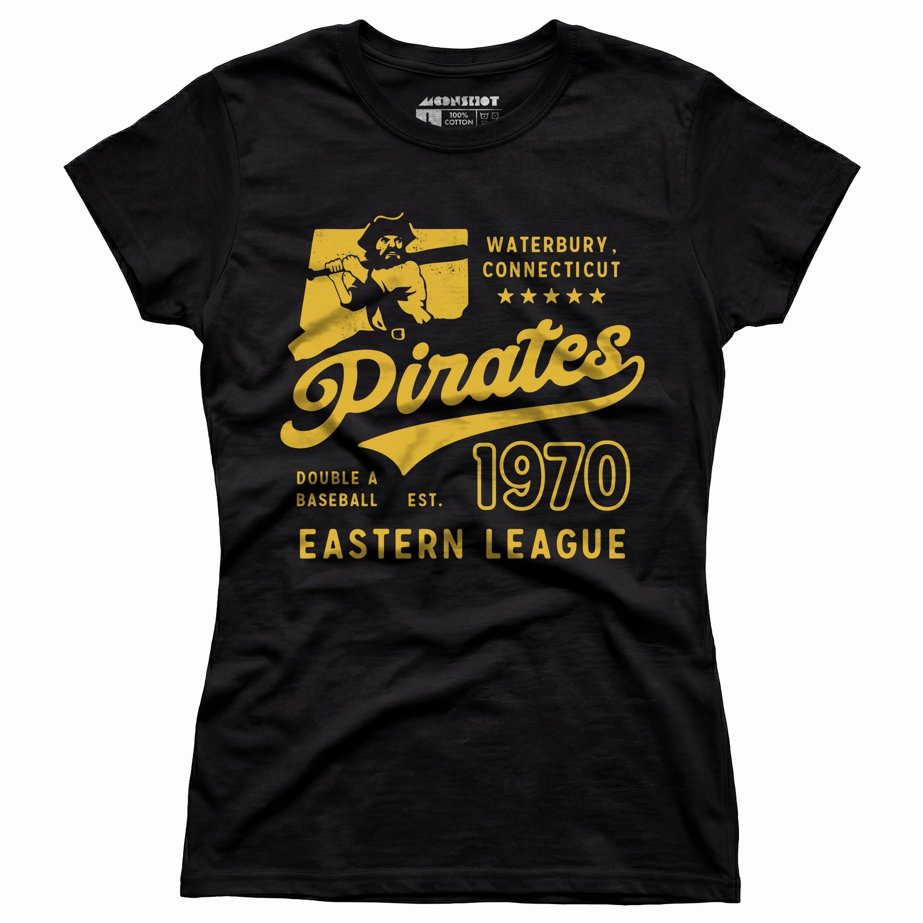 Waterbury Pirates - Connecticut - Vintage Defunct Baseball Teams - Women's T-Shirt