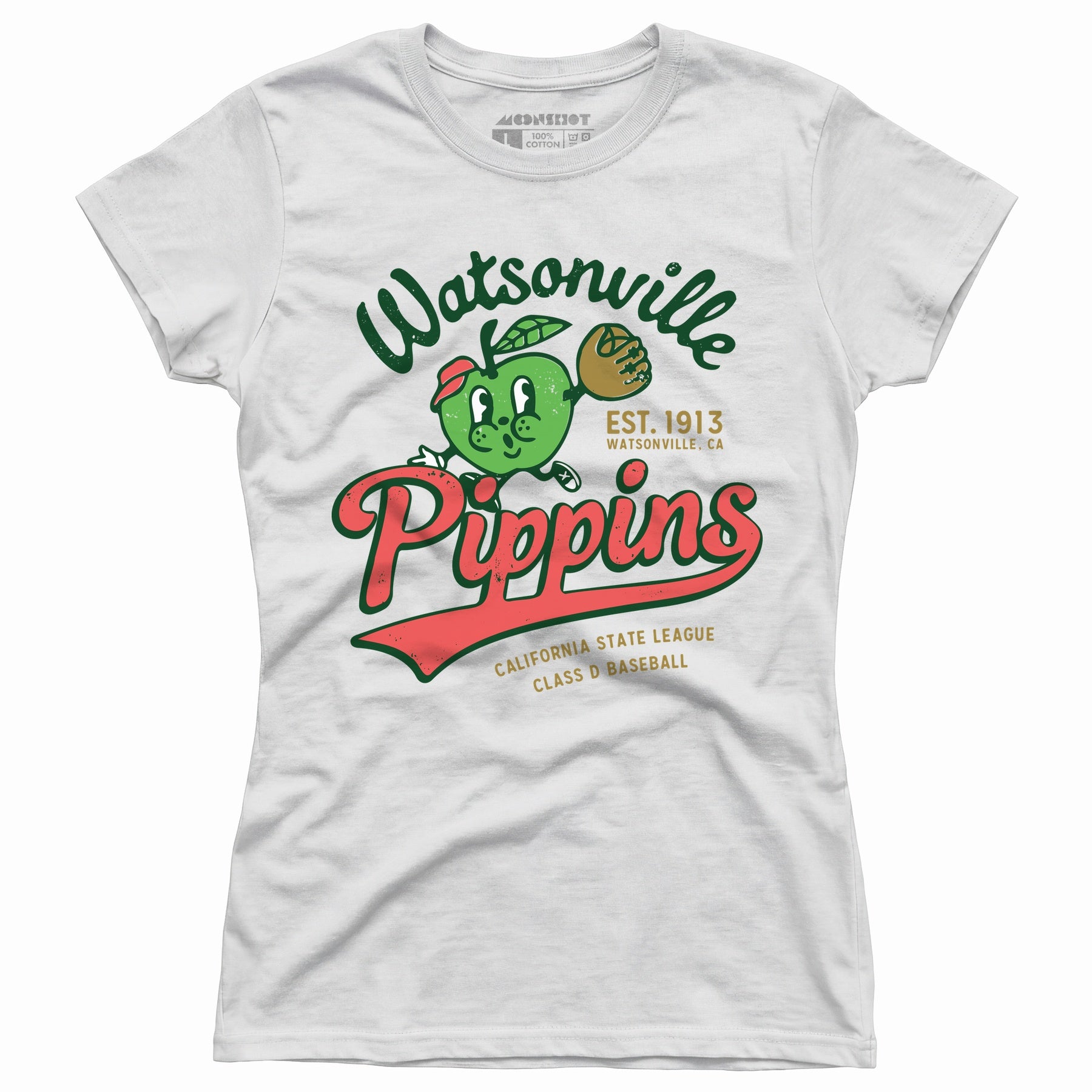 Watsonville Pippins - California - Vintage Defunct Baseball Teams - Women's T-Shirt