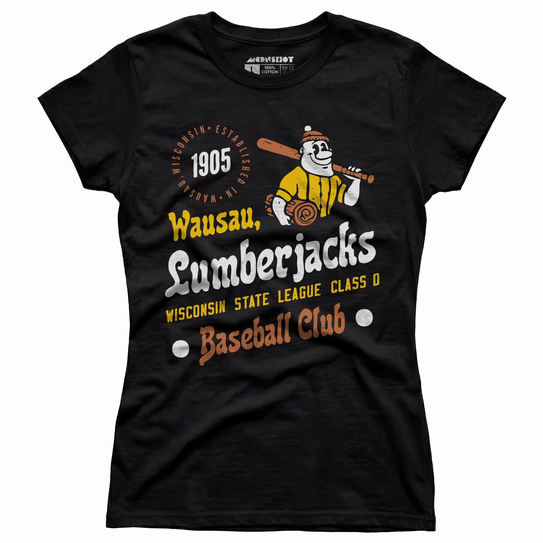 Wausau Lumberjacks - Wisconsin - Vintage Defunct Baseball Teams - Women's T-Shirt