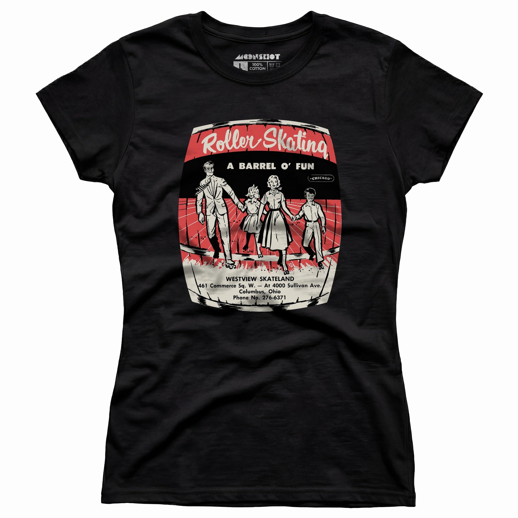 Westview Skateland - Columbus, OH - Vintage Roller Rink - Women's T-Shirt