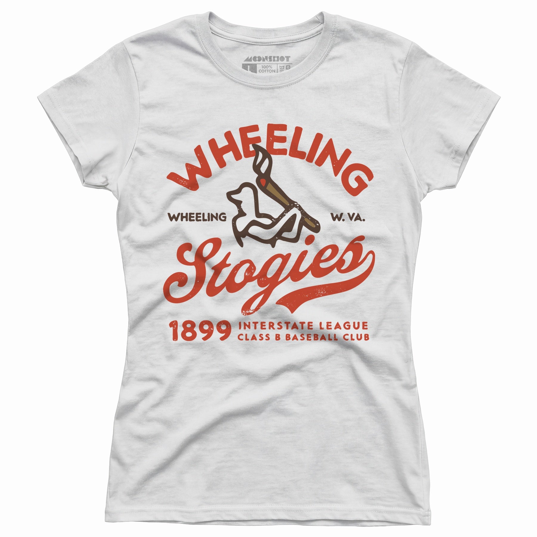 Wheeling Stogies - West Virginia - Vintage Defunct Baseball Teams - Women's T-Shirt