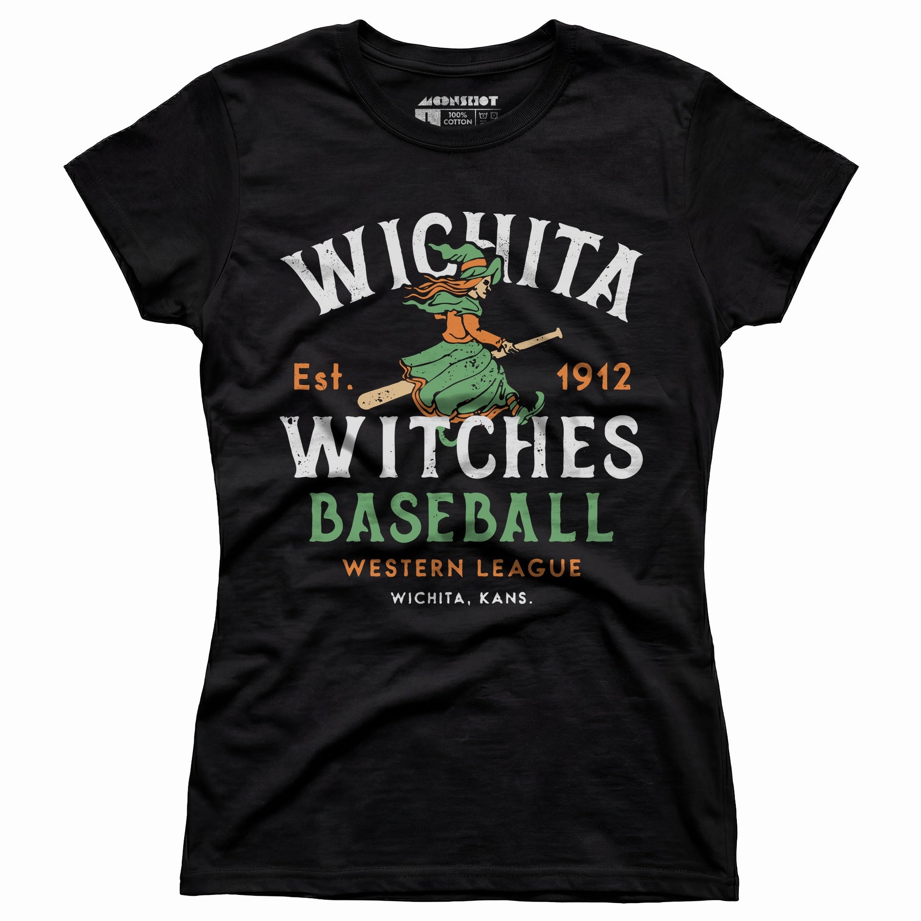 Wichita Witches - Kansas - Vintage Defunct Baseball Teams - Women's T-Shirt
