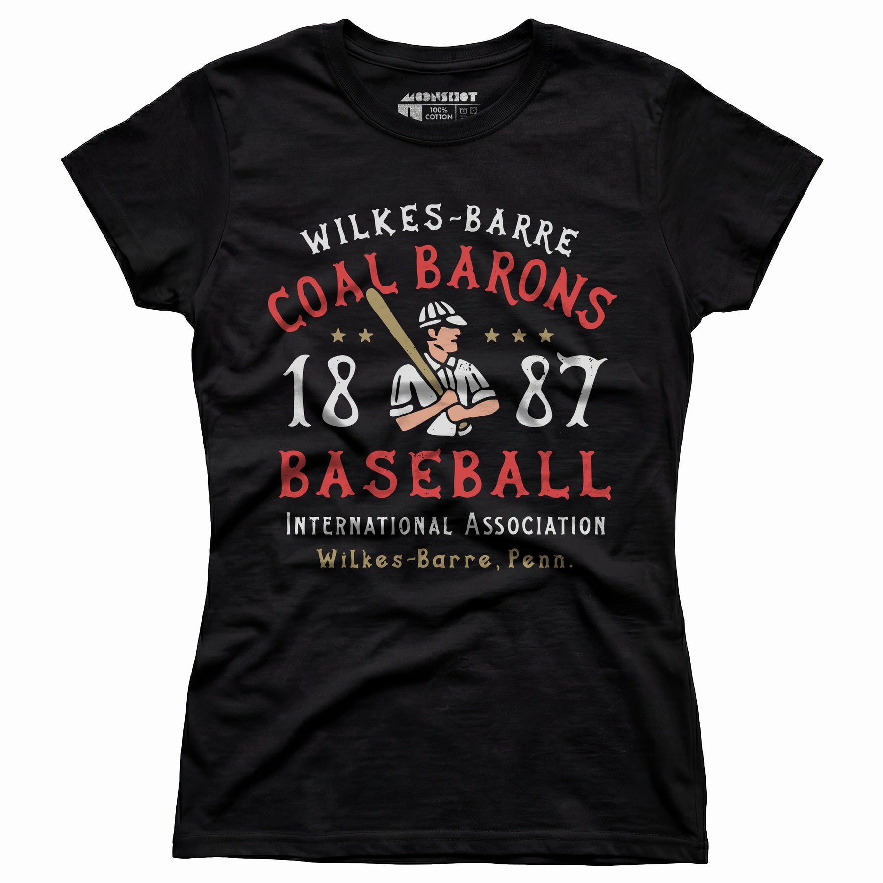 Wilkes-Barre Coal Barons - Pennsylvania - Vintage Defunct Baseball Teams - Women's T-Shirt