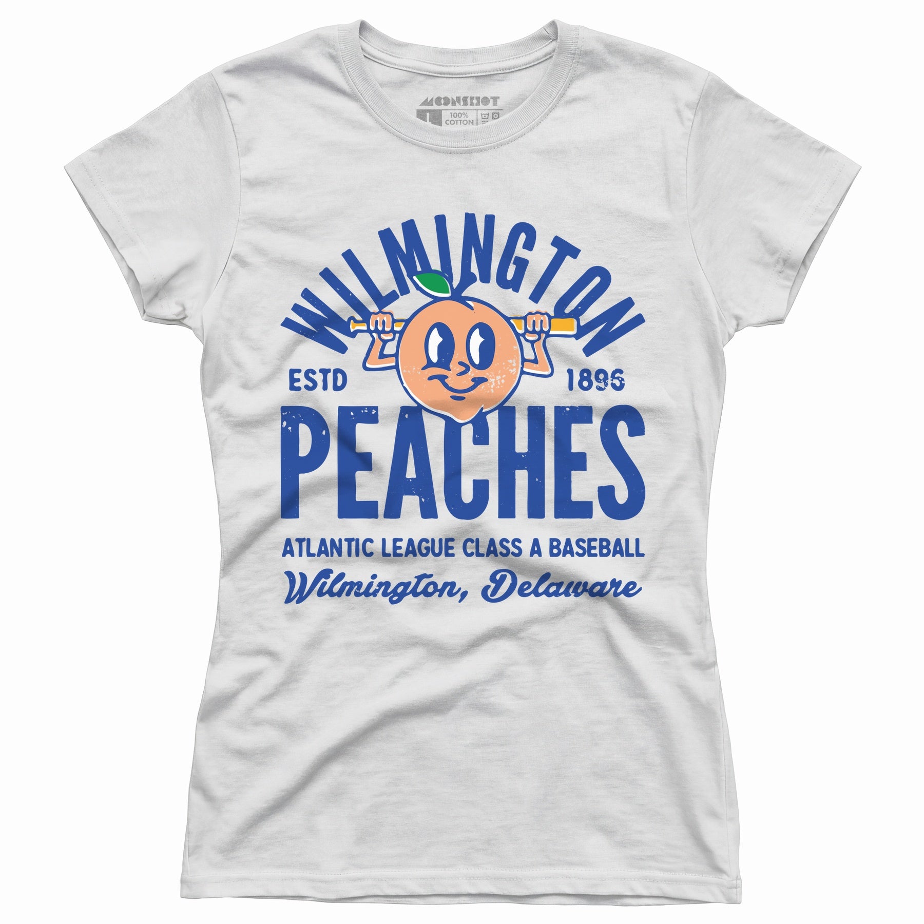 Wilmington Peaches - Delaware - Vintage Defunct Baseball Teams - Women's T-Shirt