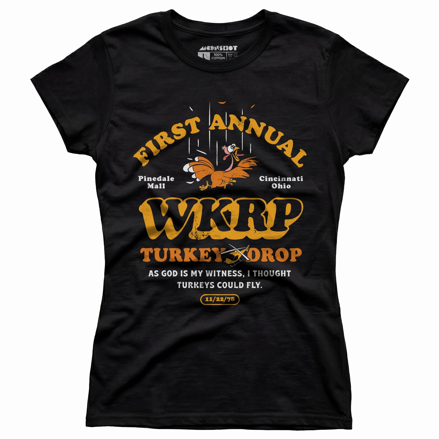 WKRP Turkey Drop - Women's T-Shirt