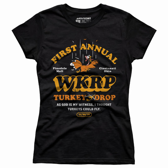 WKRP Turkey Drop - Women's T-Shirt