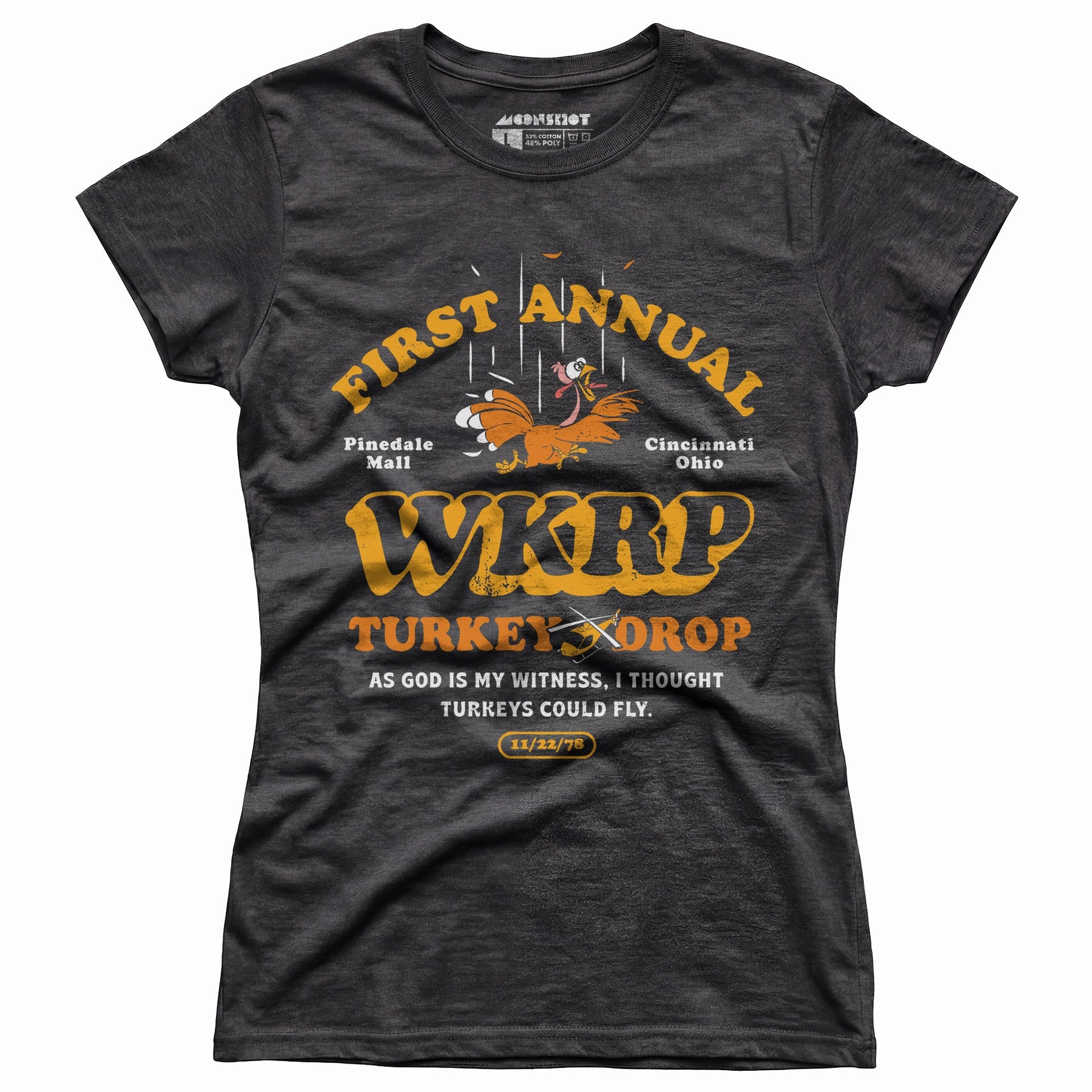 WKRP Turkey Drop - Women's T-Shirt