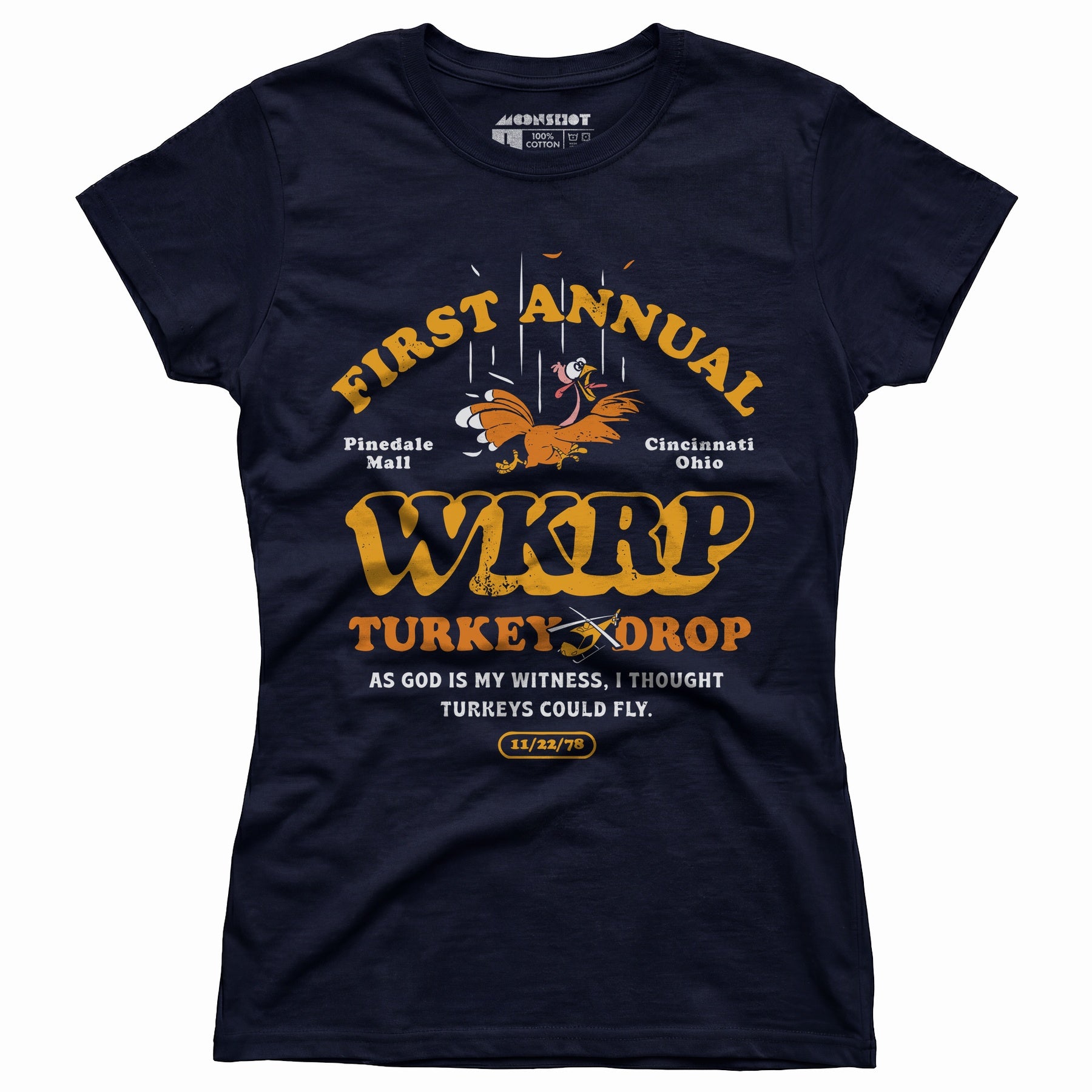 WKRP Turkey Drop - Women's T-Shirt