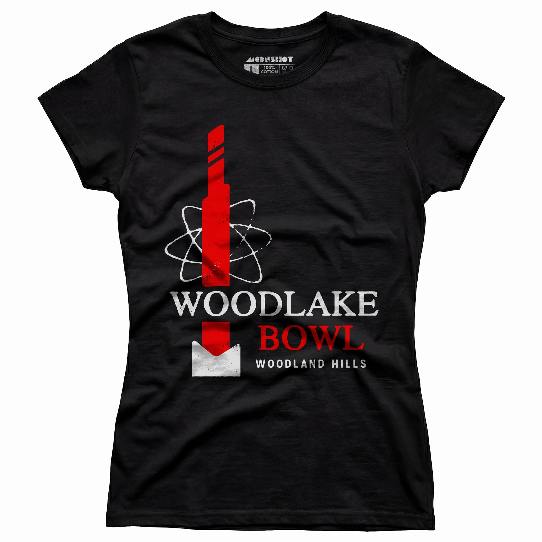 Woodlake Bowl - Woodland Hills, CA - Vintage Bowling Alley - Women's T-Shirt