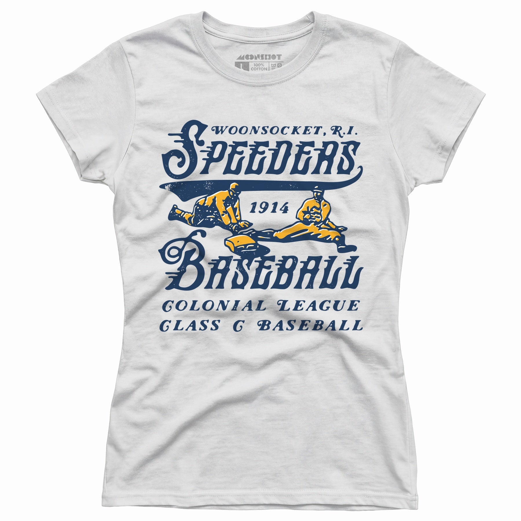 Woonsocket Speeders - Rhode Island - Vintage Defunct Baseball Teams - Women's T-Shirt