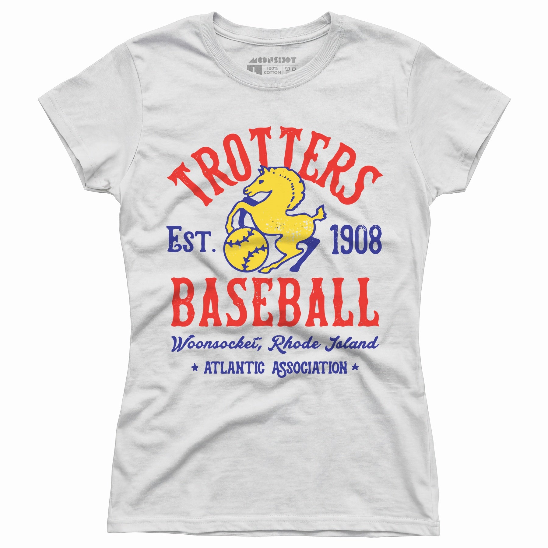 Woonsocket Trotters - Rhode Island - Vintage Defunct Baseball Teams - Women's T-Shirt